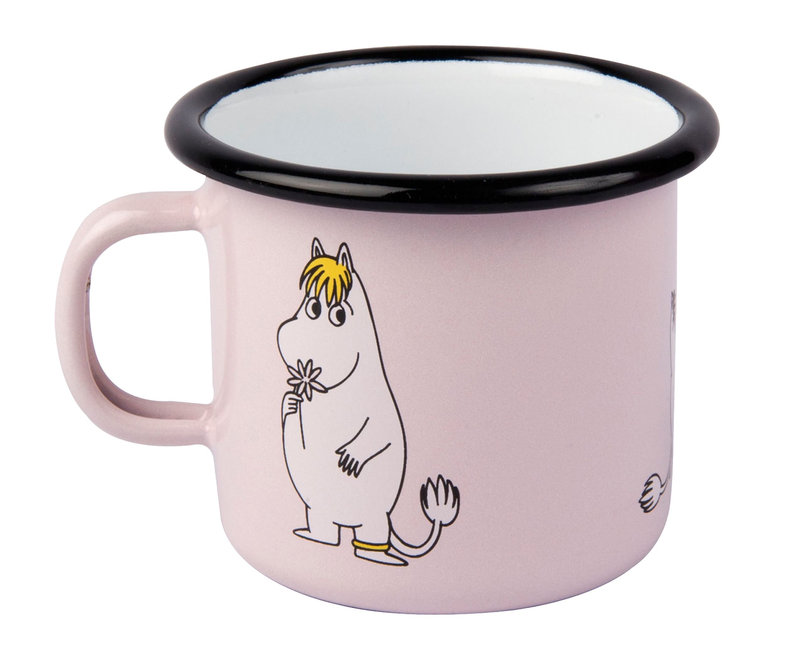 Muurla Moomin Retro Emalje Mug, Snorkmaiden, Pink