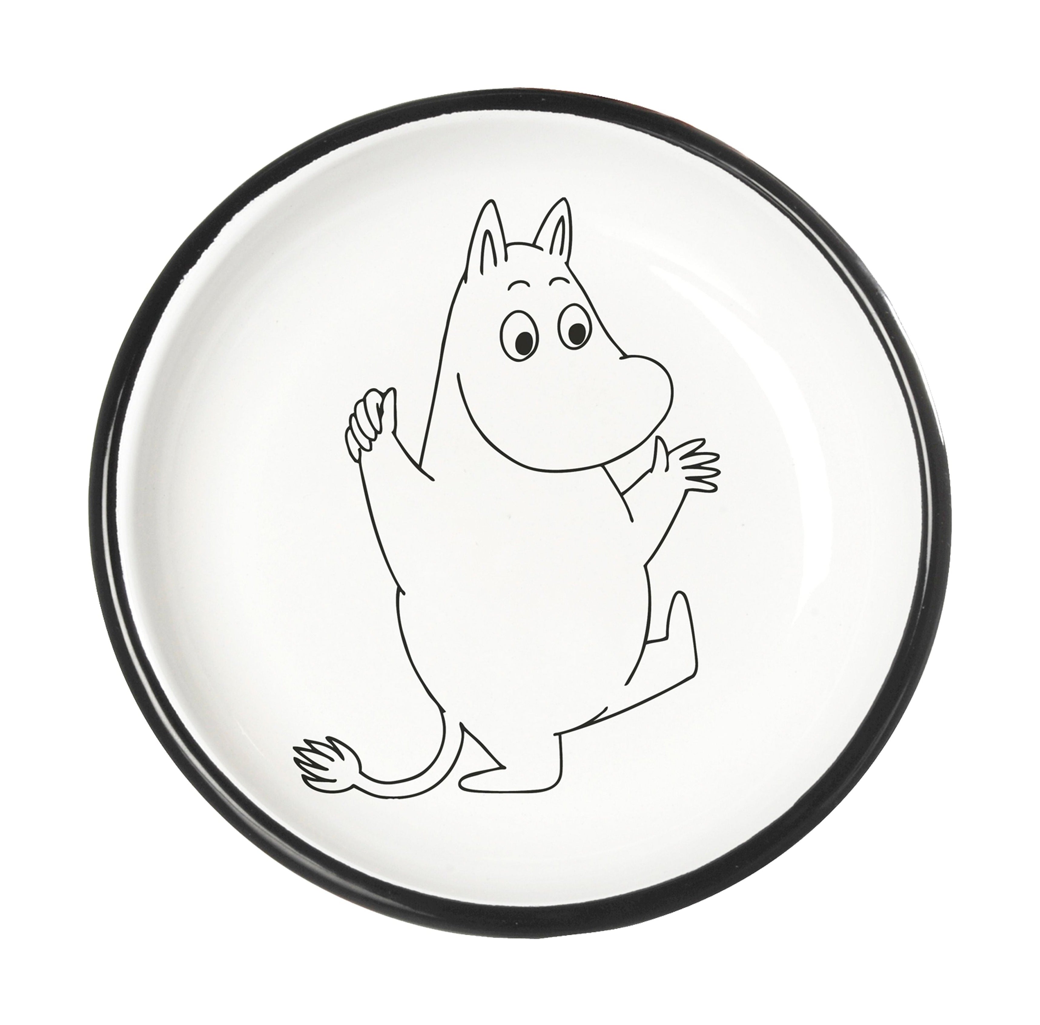 Muurla Moomin Retro Enamel Plate, Moomin
