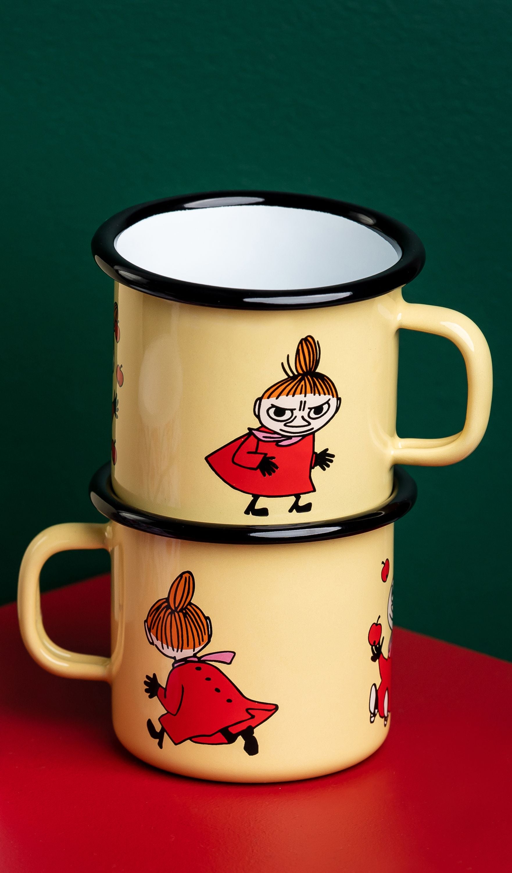 Muurla Moomin复古搪瓷杯，小我