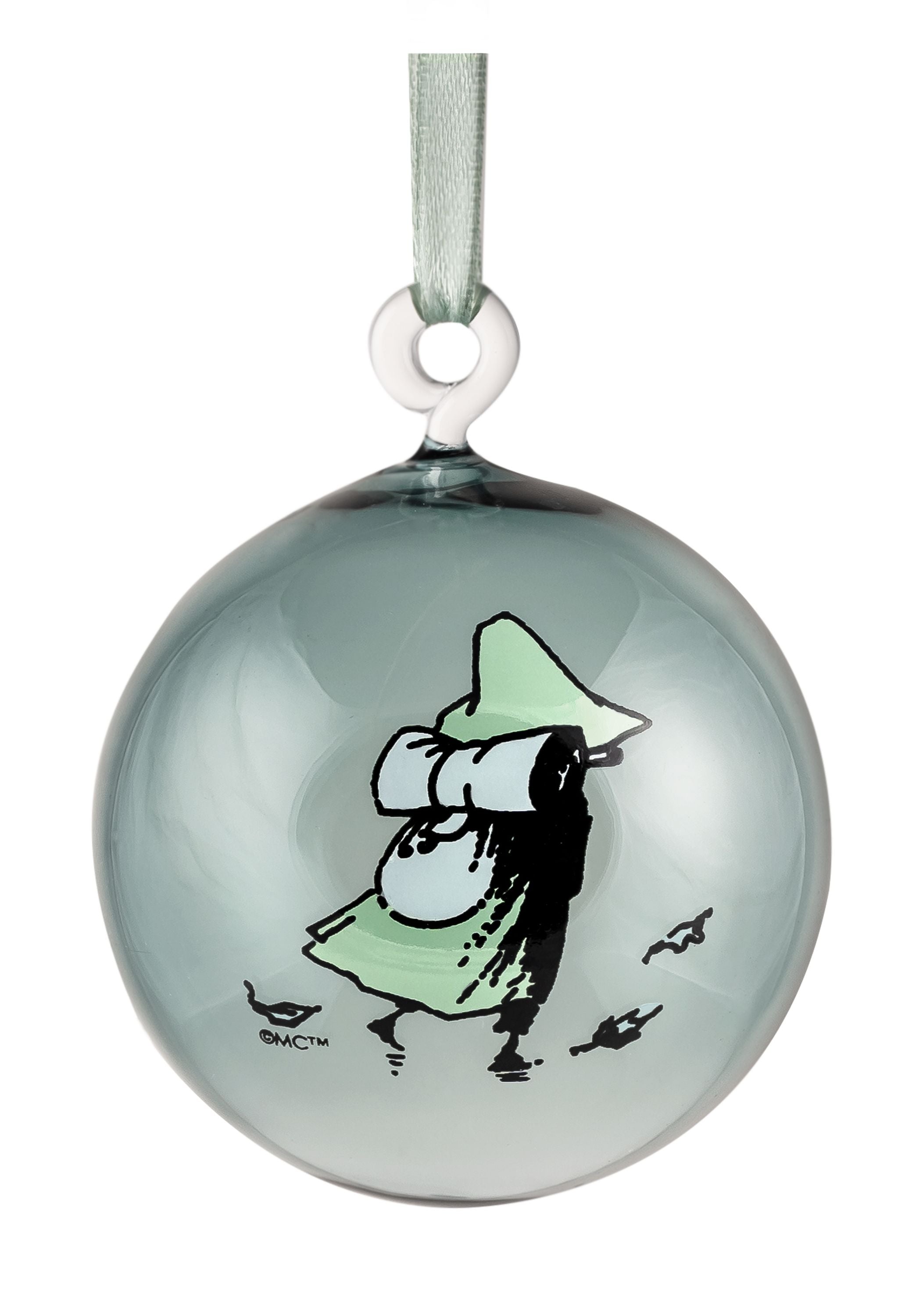 Muurla Moomin Originals Glass Decoration Ball, Geschenkset von 4 PCs