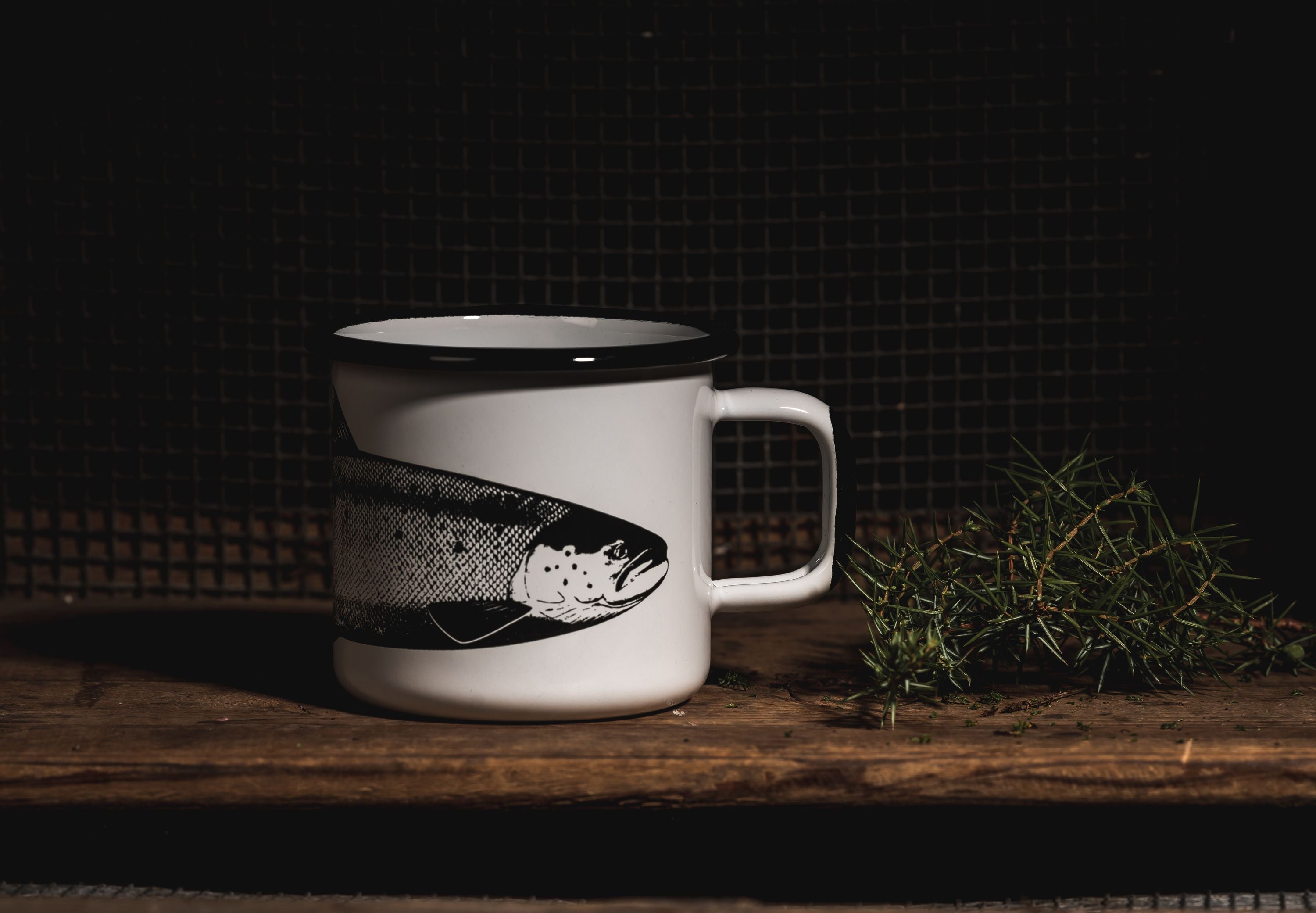 Muurla Nordic Enamel Mug, The Salmon