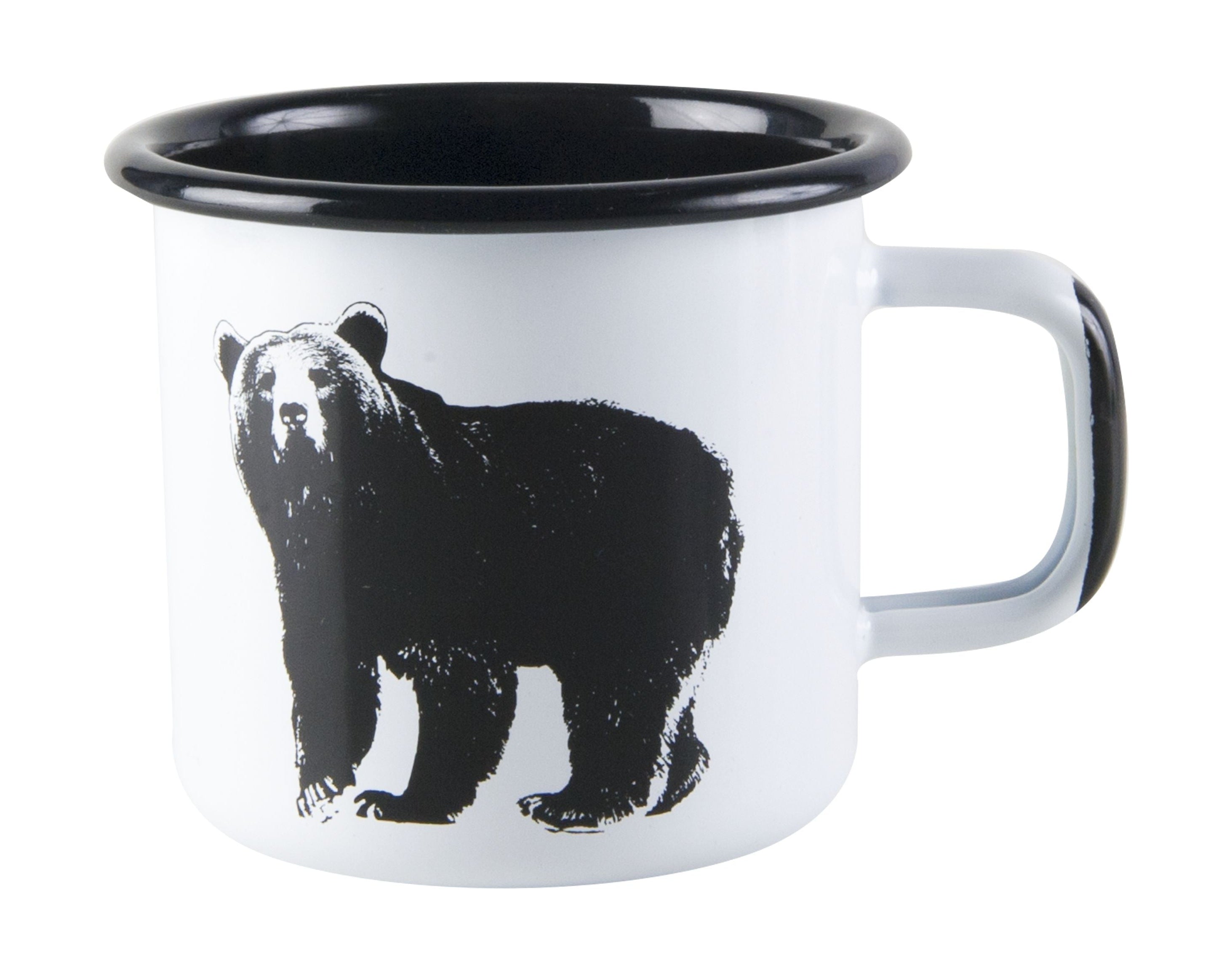 Muurla Nordic Enamel Mug, The Bear