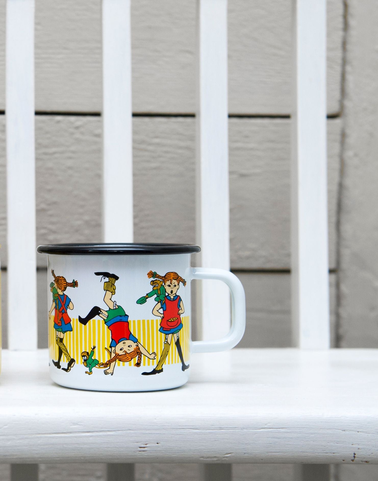 Muurla Pippi longstocking搪瓷杯子，Pippi Longstocking