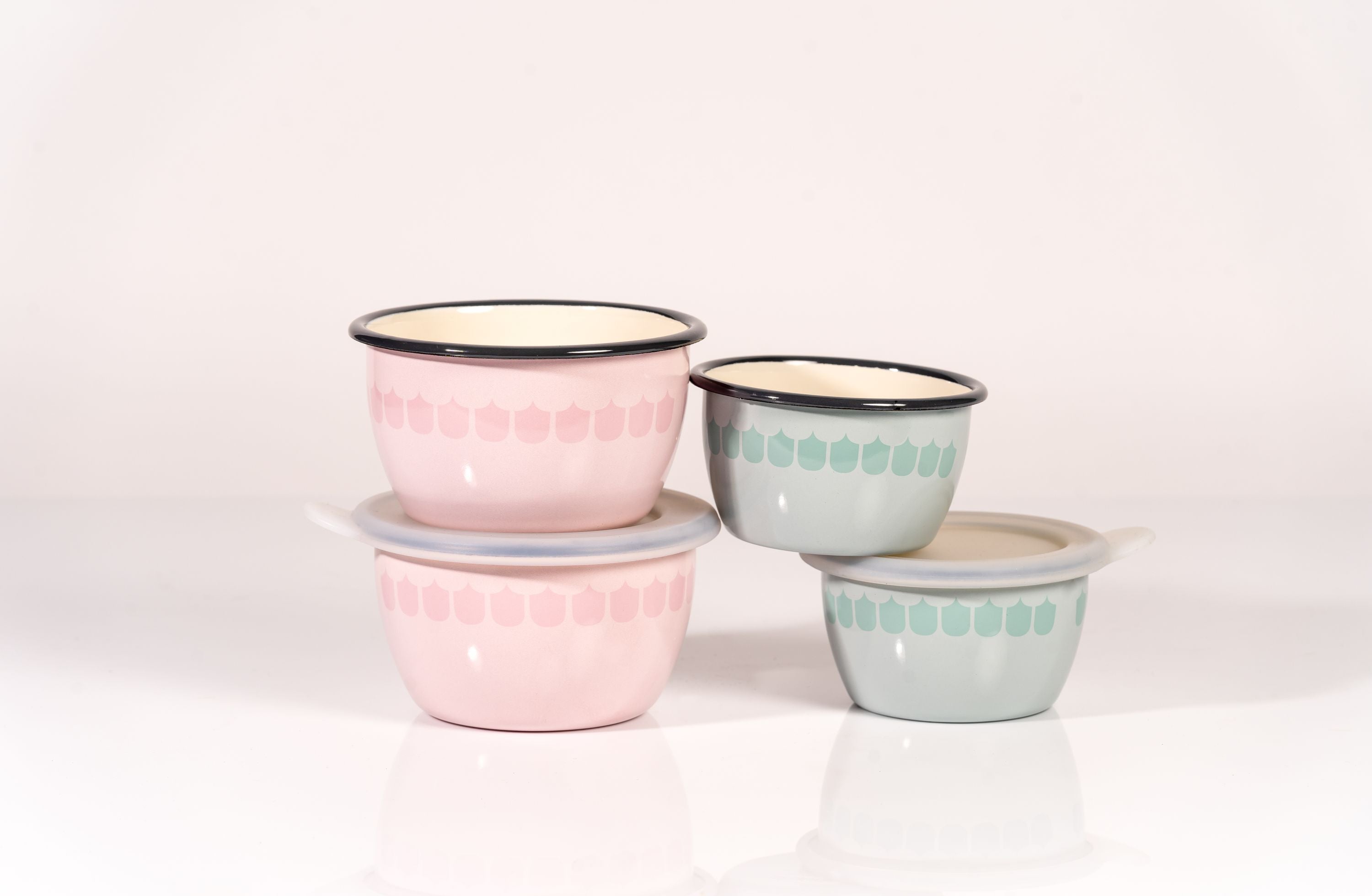 Muurla Vappu Kitchen Emalje Bowl, Pink