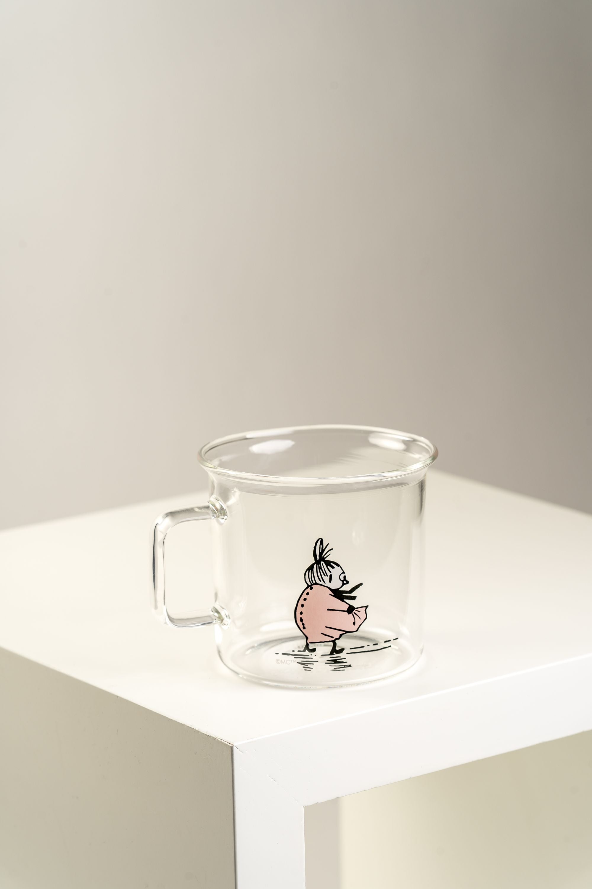 Muurla Moomin Glass Mug Little My, chiaro
