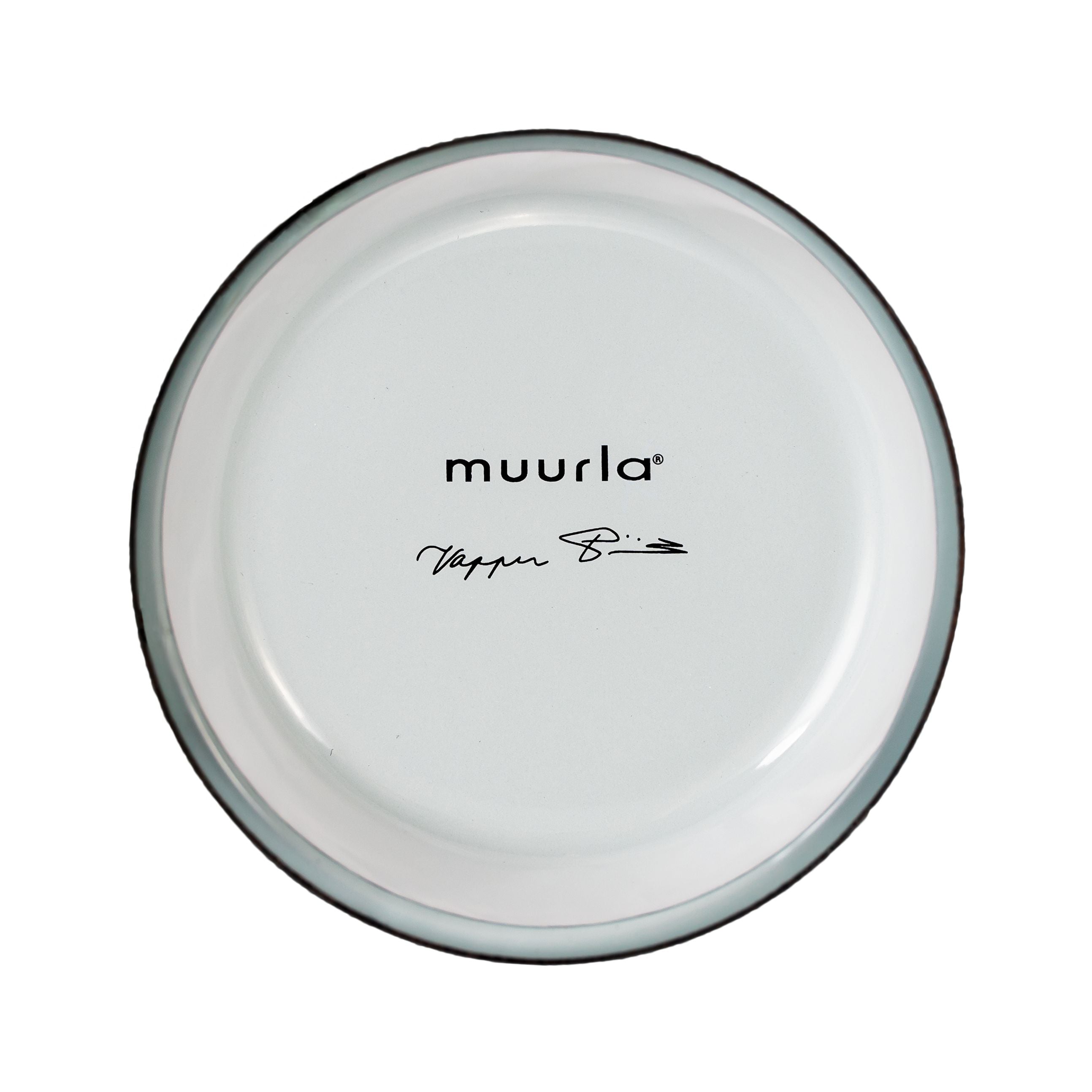 Muurla Vappu Kitchen Emamel Bowl, Green