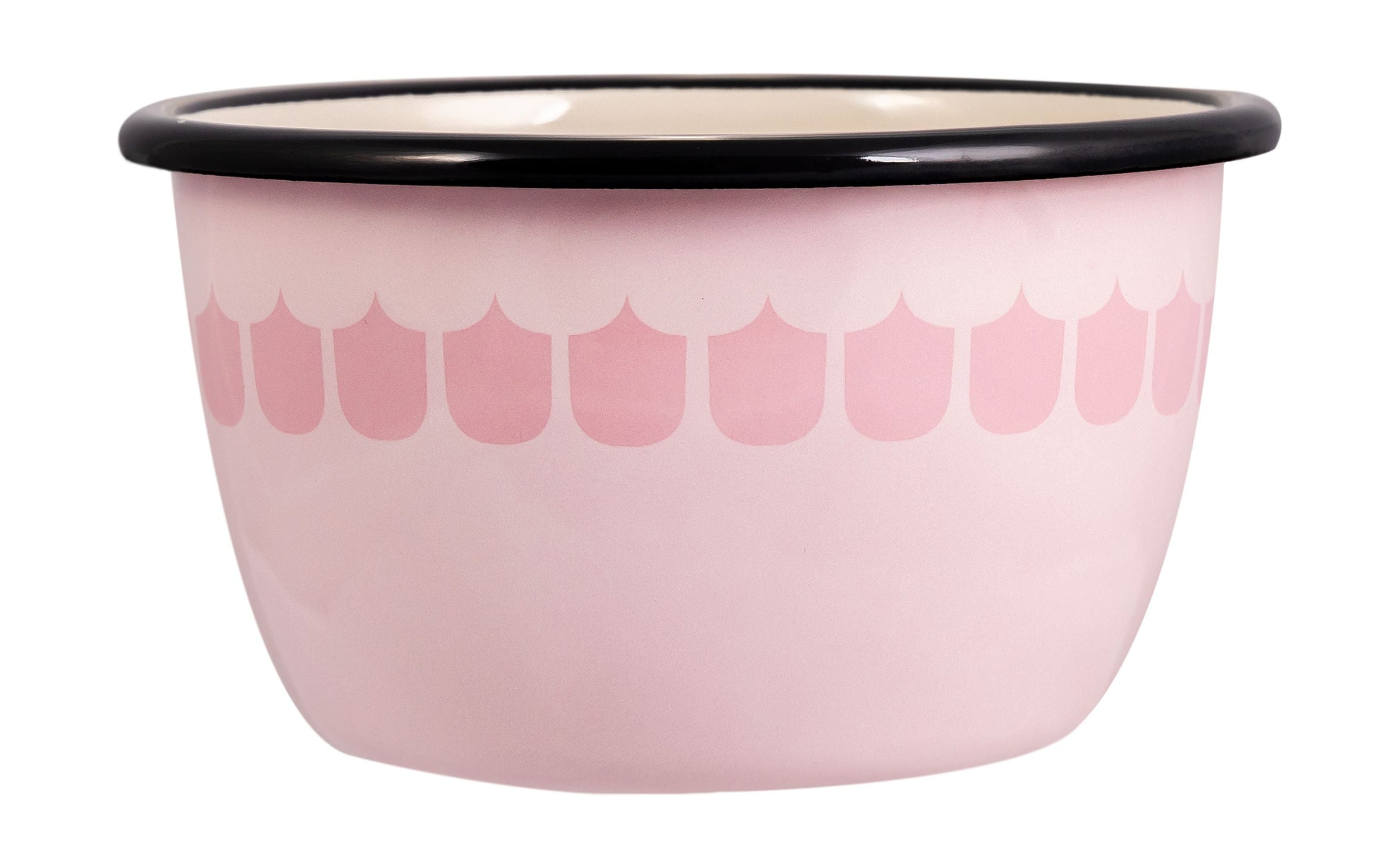 Muurla Vappu Kitchen Enamel Bowl, bleikur