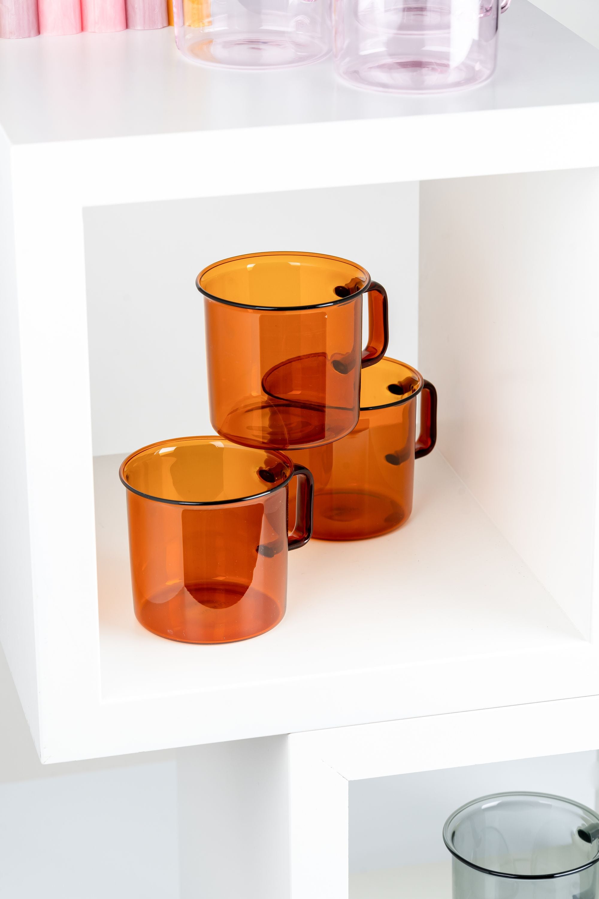 Tasse de verre Muurla, ambre