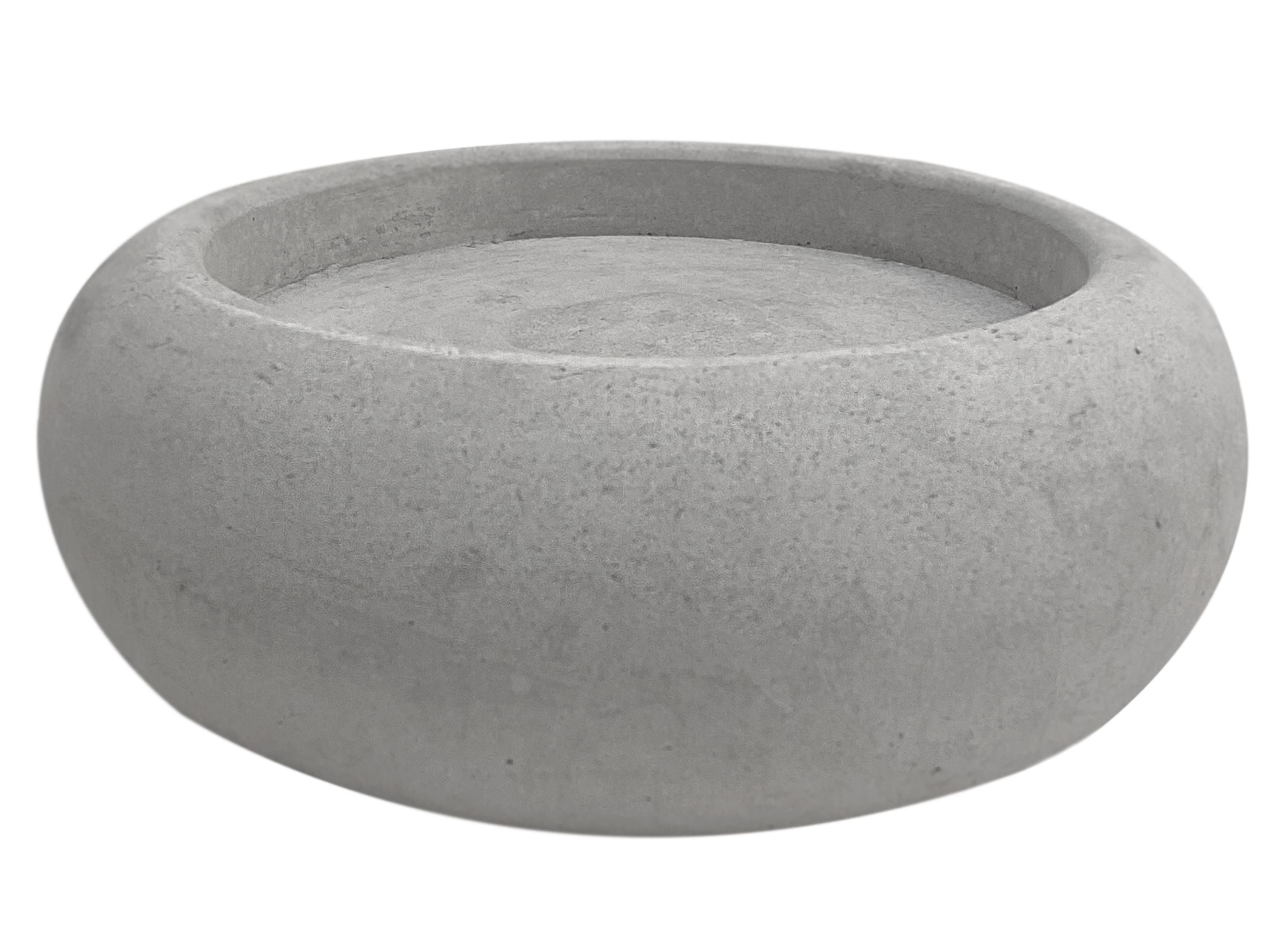 Muurla Bagel Vase, grau