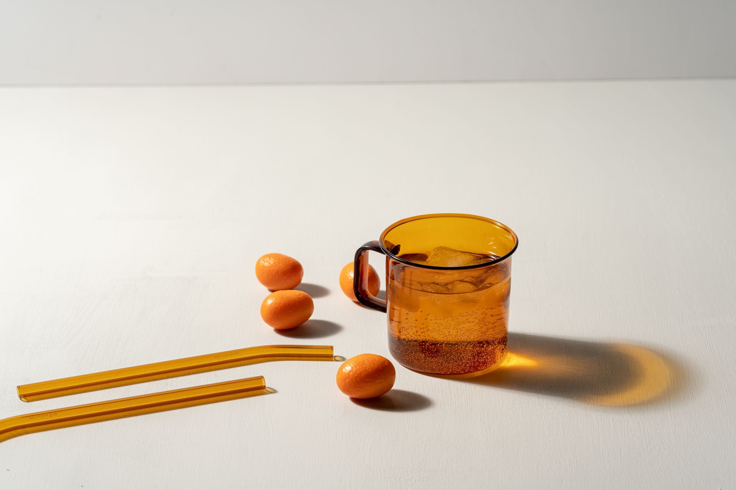 Tasse de verre Muurla, ambre