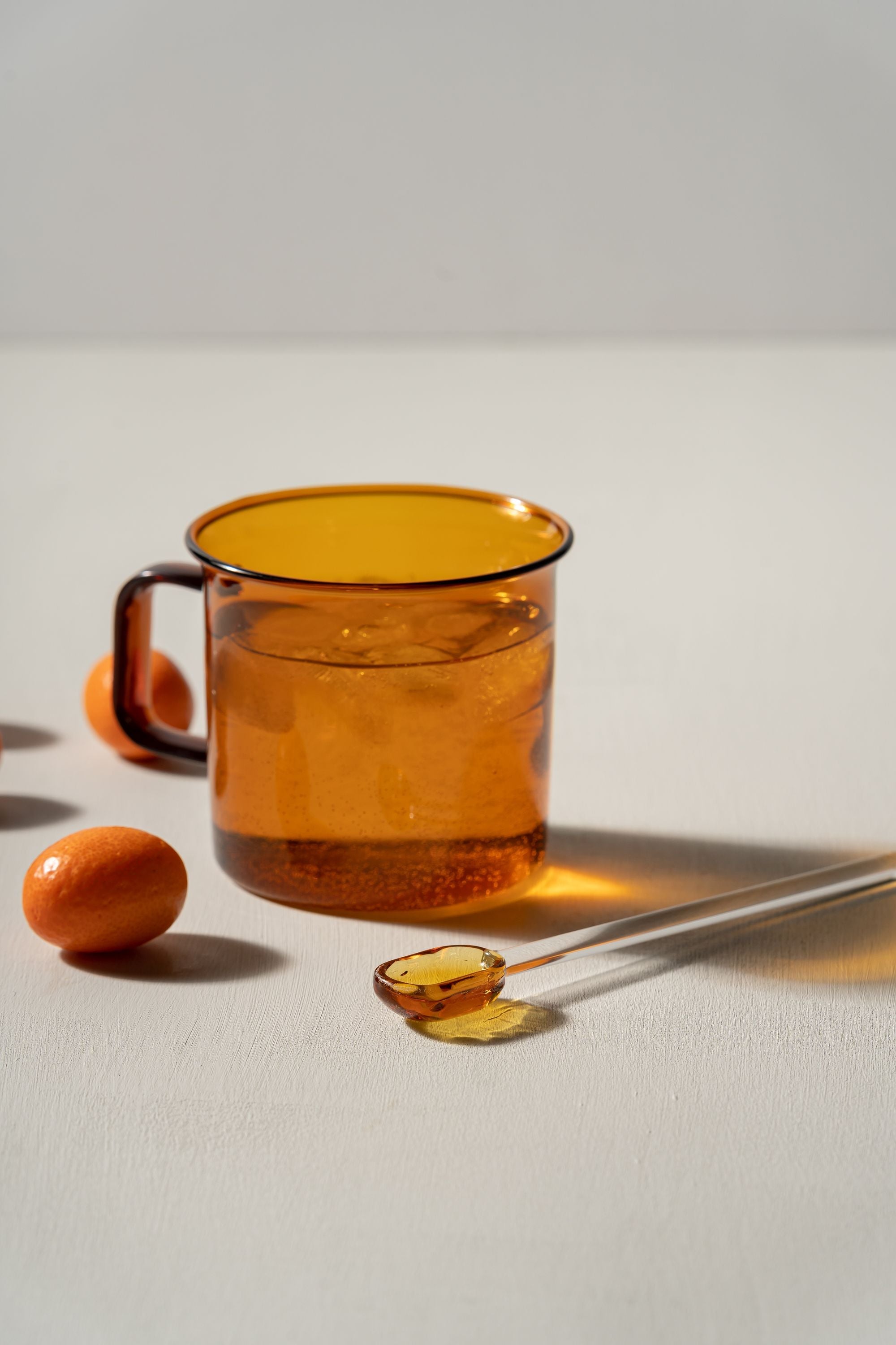 Tasse de verre Muurla, ambre