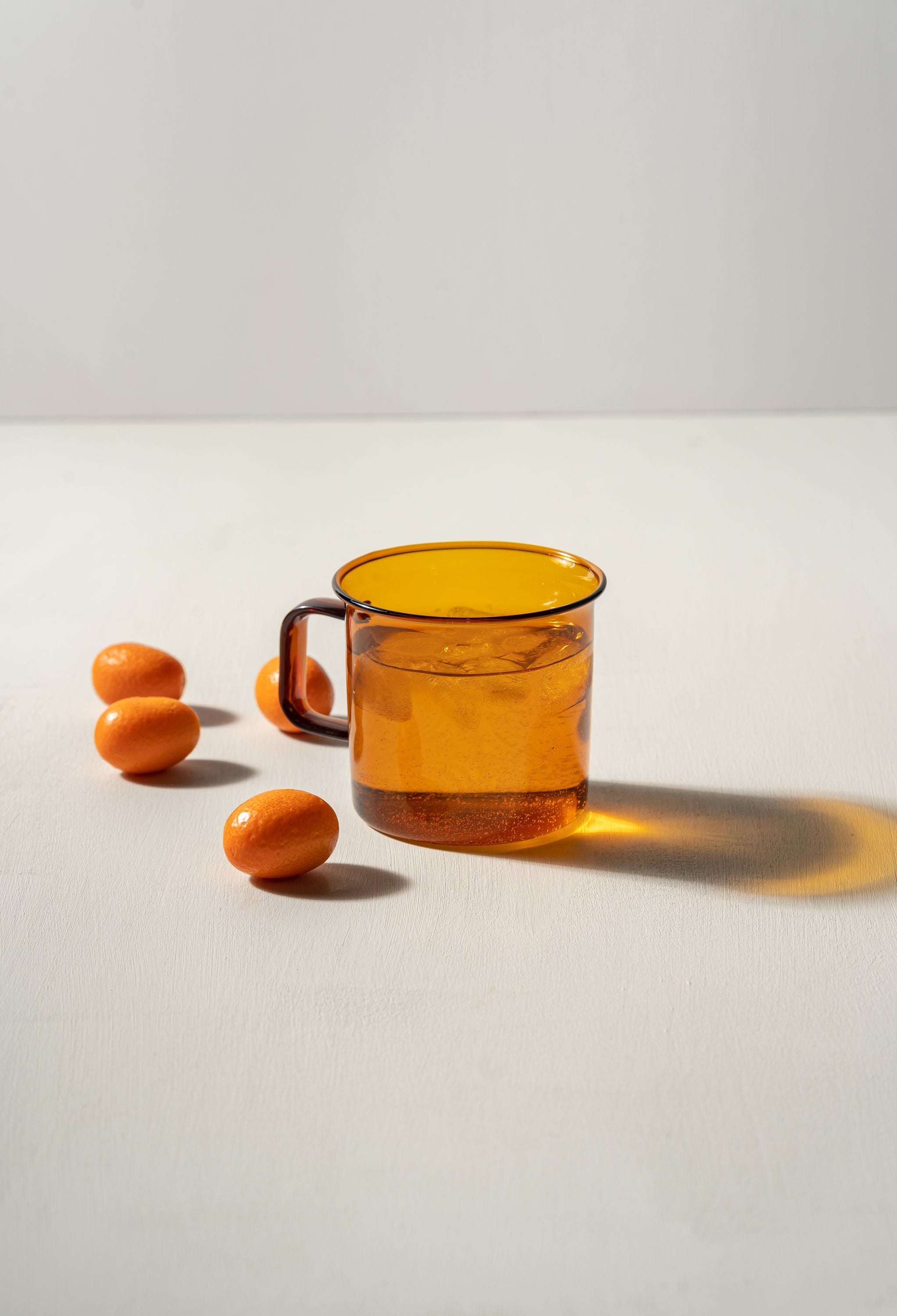 Muurla Glass Mug, Amber