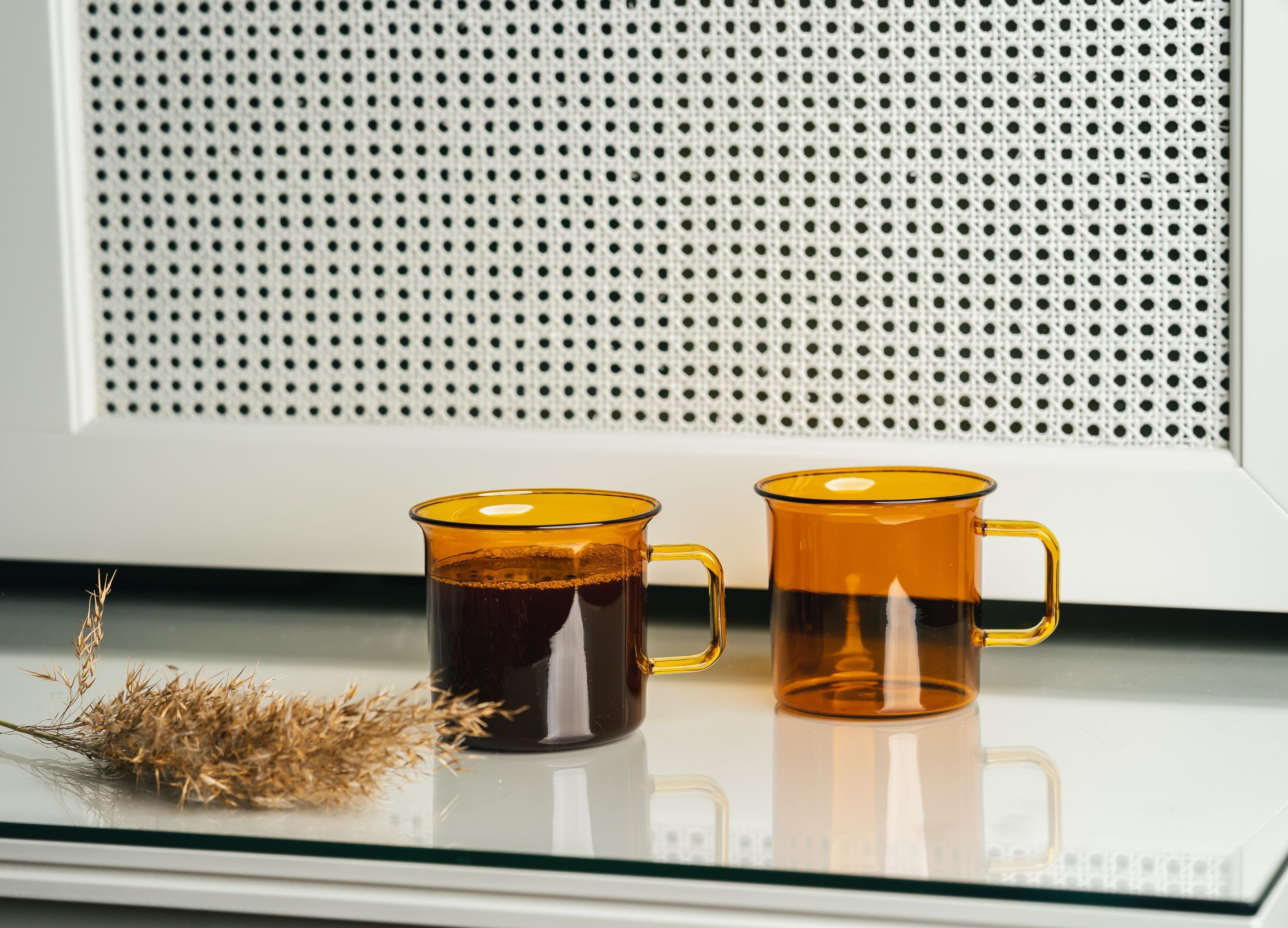 Tasse de verre Muurla, ambre