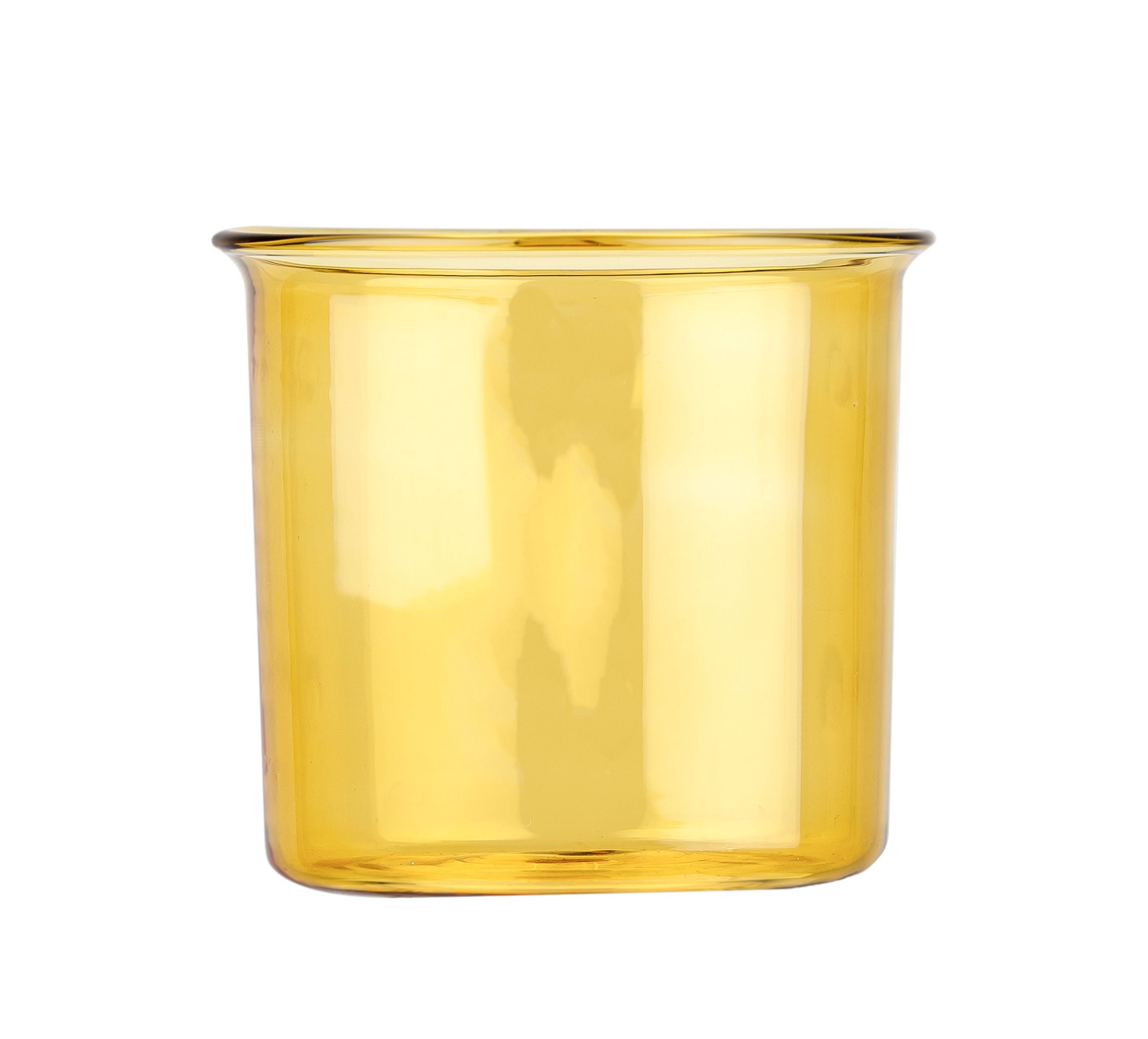 Tasse en verre muurla, jaune