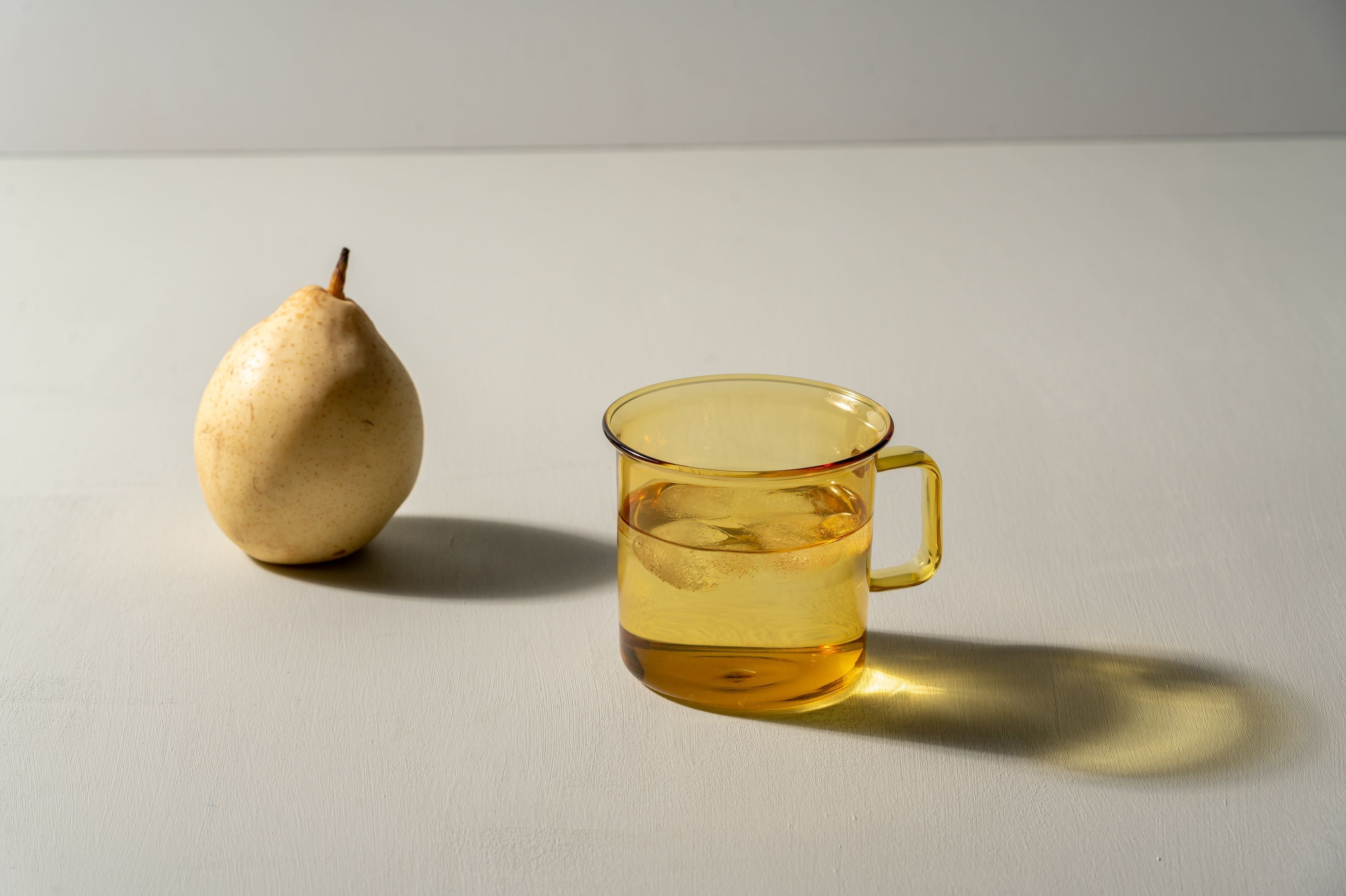 Tasse en verre muurla, jaune