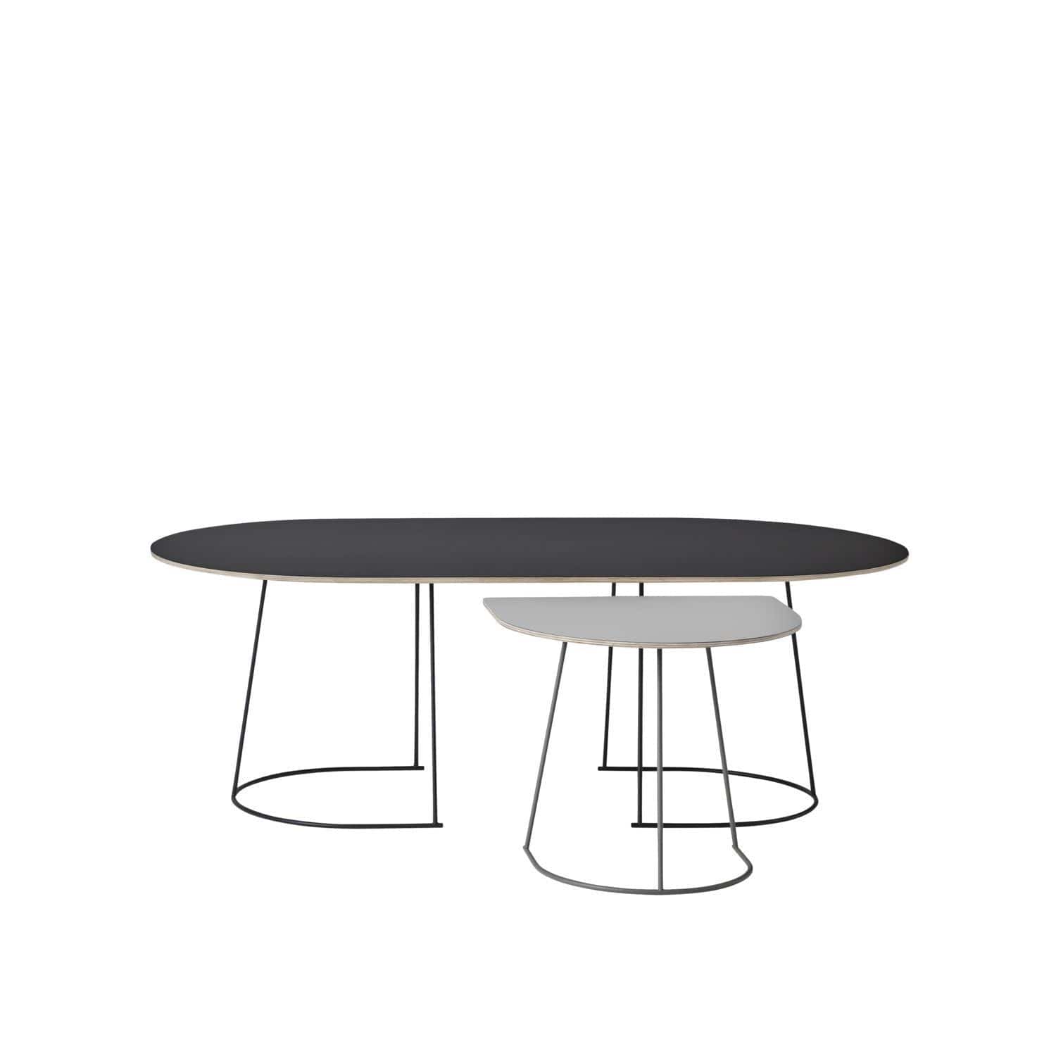 Muuto Airy Coffee Table 120x65 cm, negro