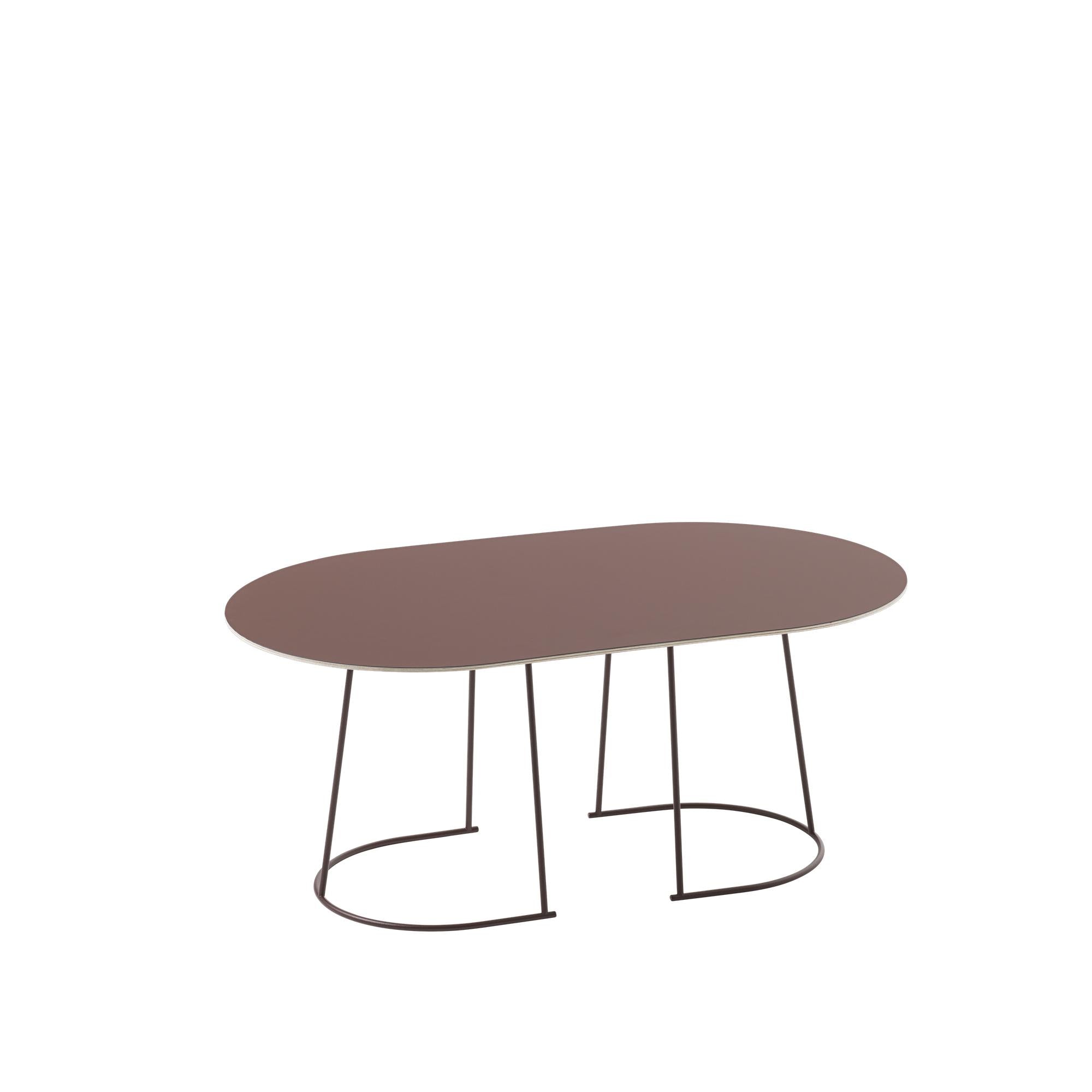 Muuto Airy Coffee Table 88 x51 cm, ciruela