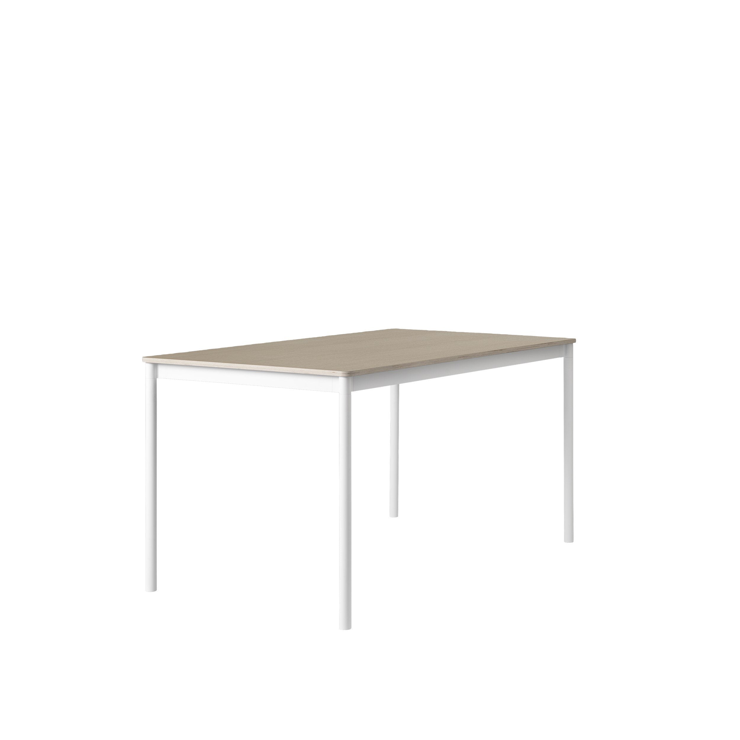 Muuto base tabell 250x90 cm, lakkert eik finér/kryssfiner/svart