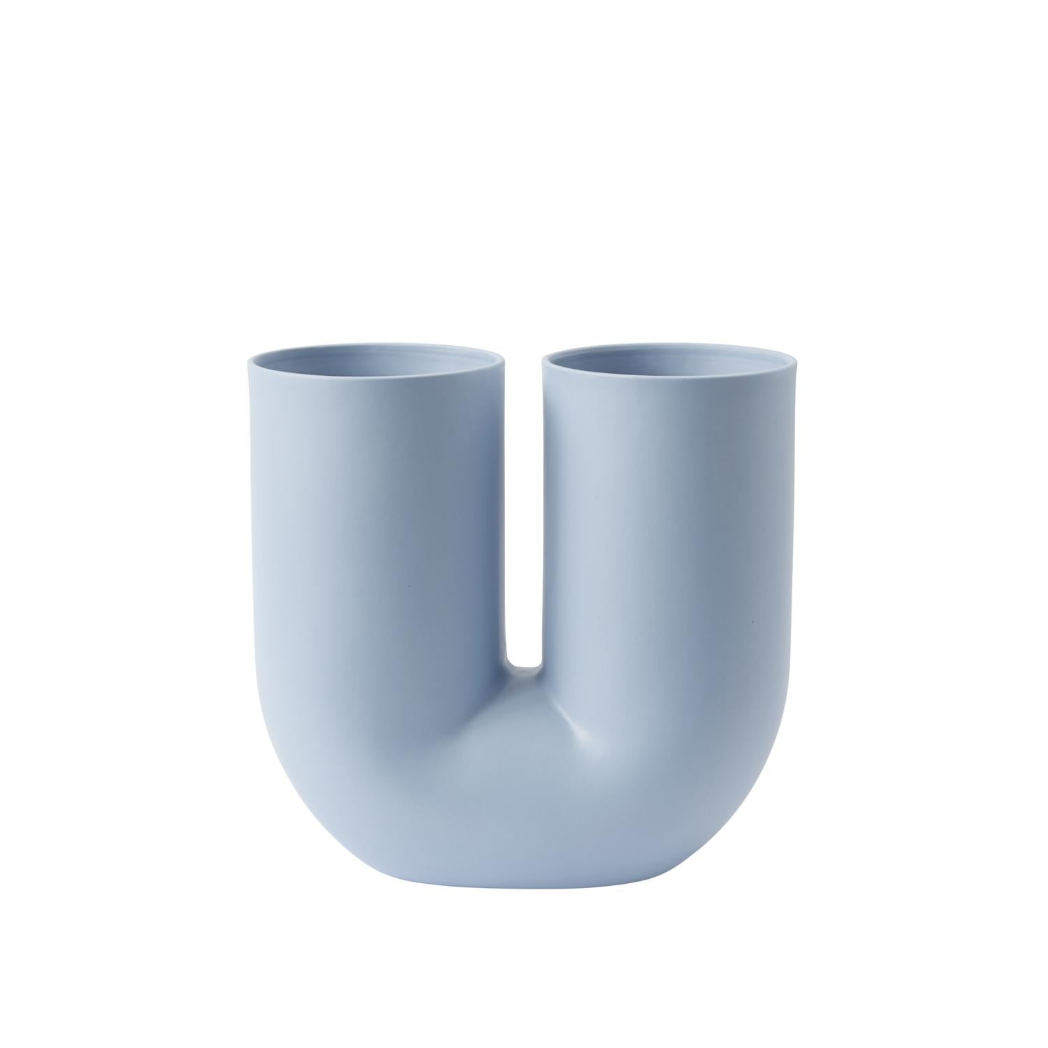 Muuto Vase à pli, bleu clair