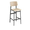 Muuto Loft Bar椅橡木，H 75厘米，黑色/橡木