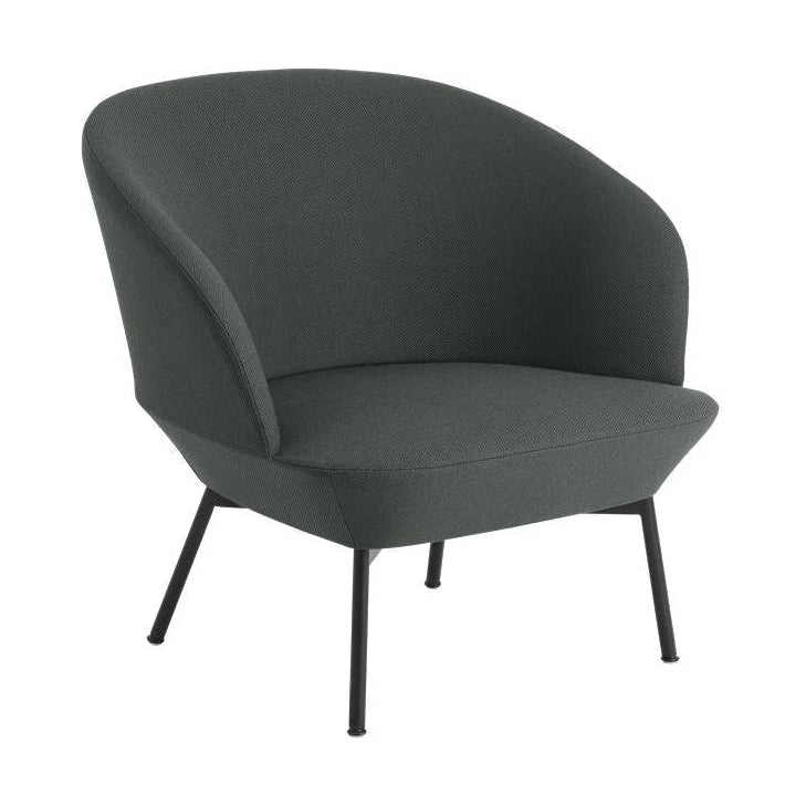 Muuto Oslo Lounge formaður, Twill Weave 990/Black