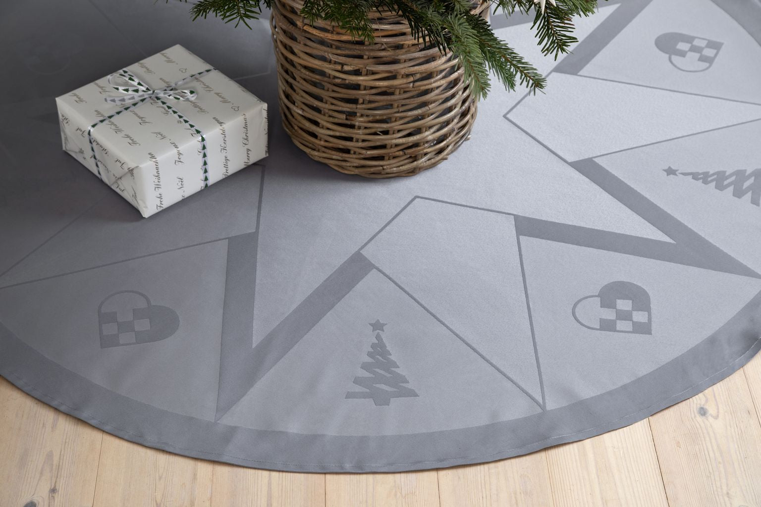 Novoform Design Stars Christmas Tap, gris hivernal
