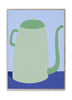 Poster Cafetiere collettivo di carta, 50 x70 cm