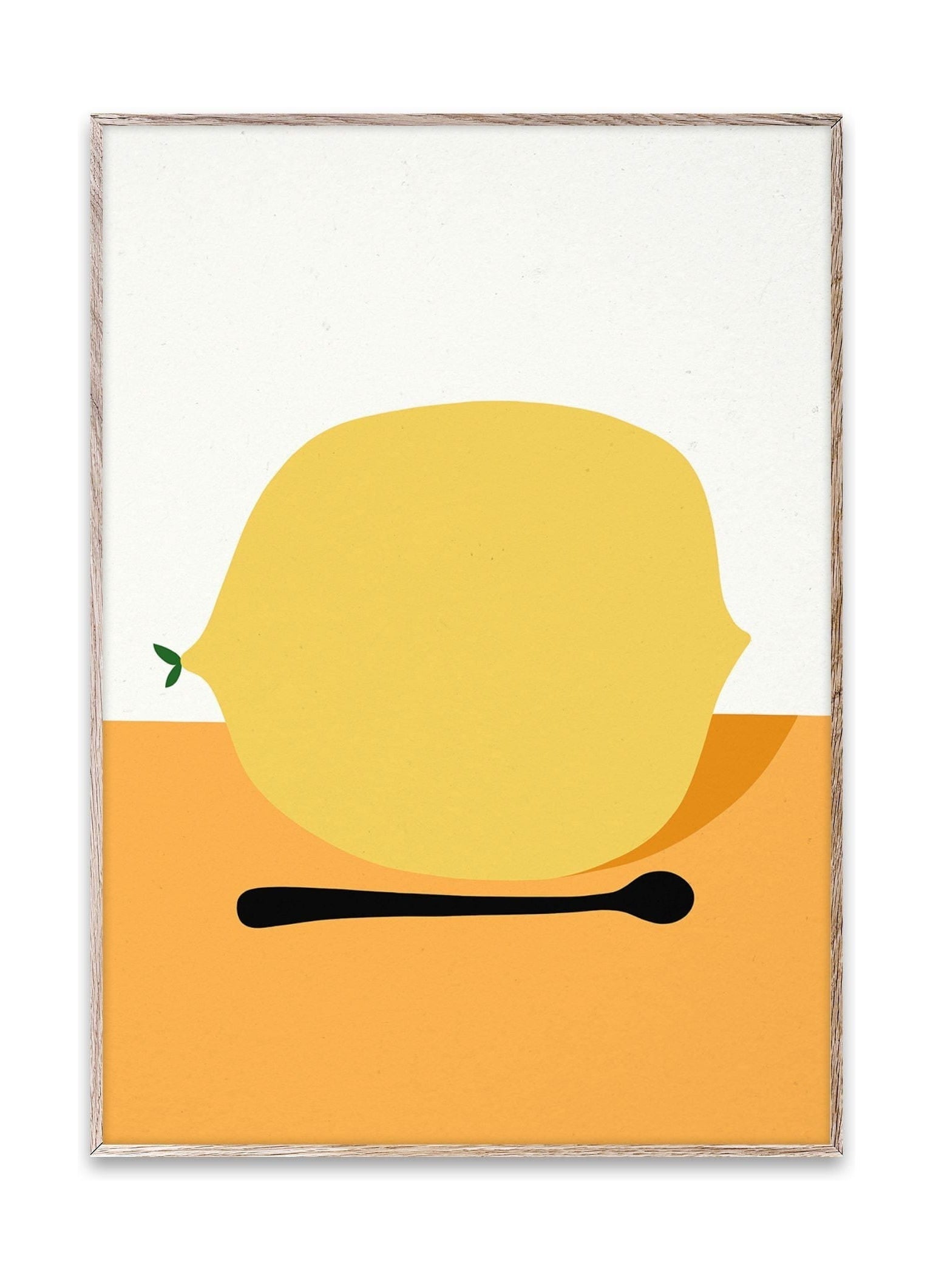 Paper Collective Citron -plakat, 30 x40 cm