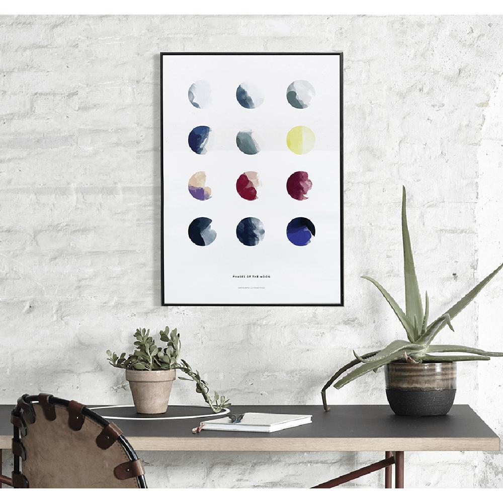 Paper Collective Moon Fases Poster, 50x70 cm