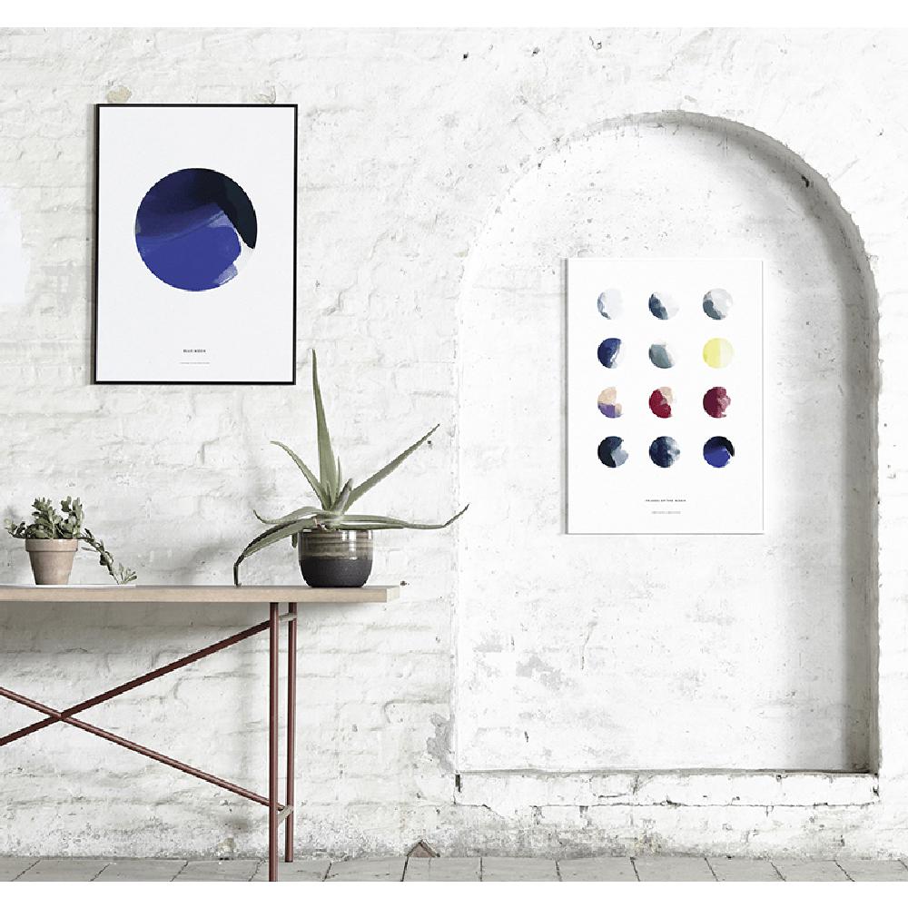 Paper Collective Moon Fases Poster, 50x70 cm