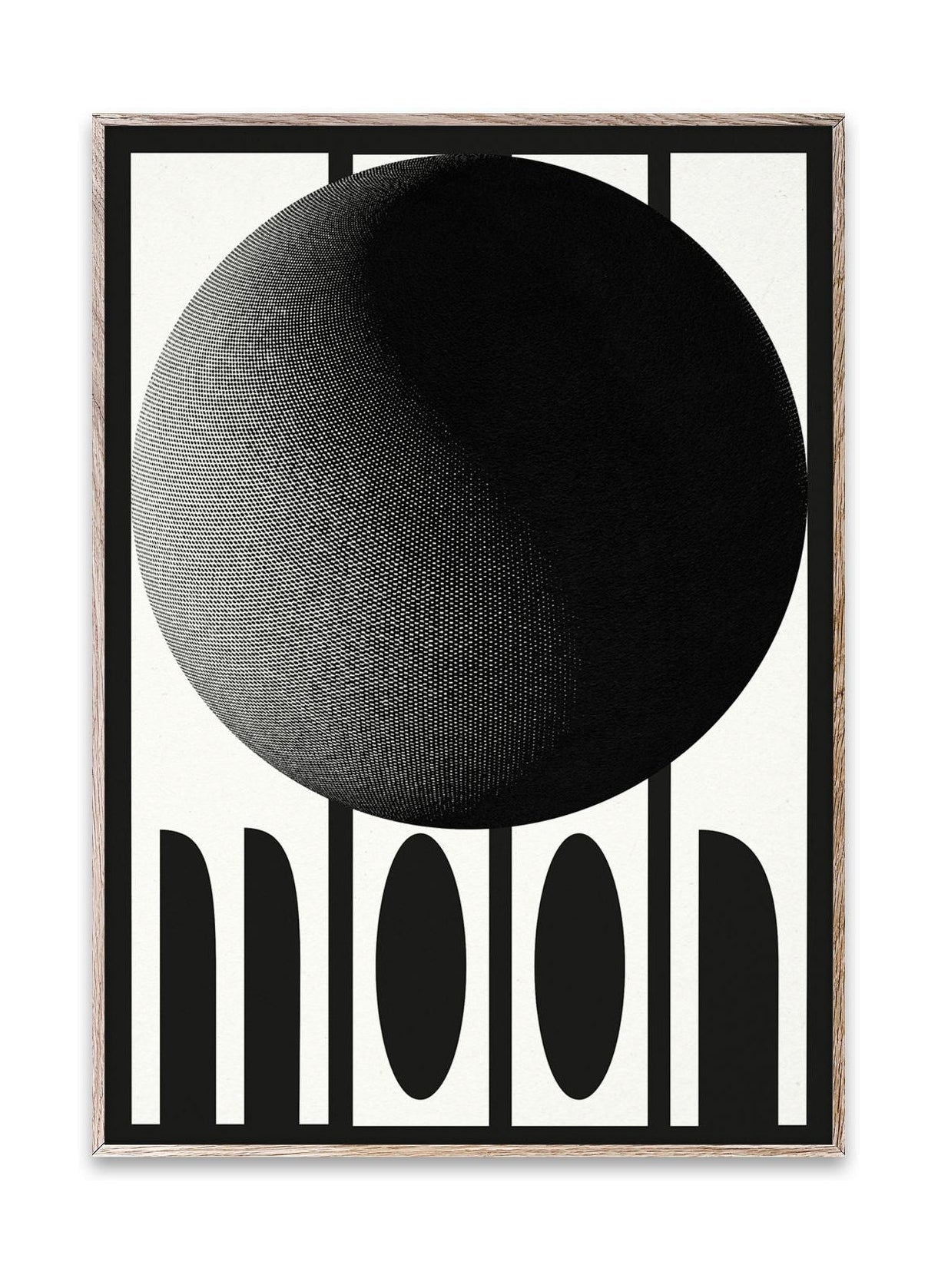 Poster della luna collettivo di carta, 30x40 cm