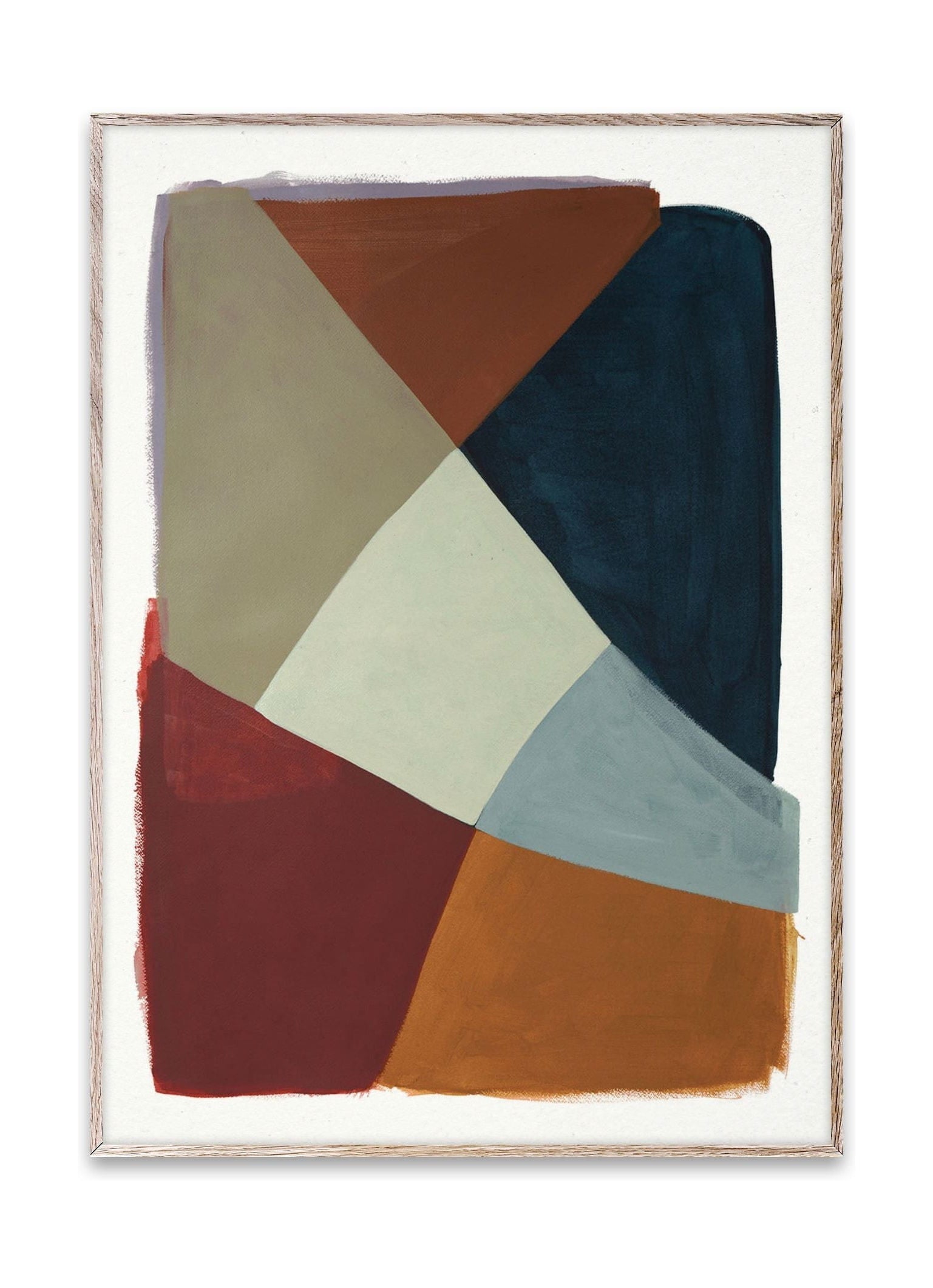 Paper Collective Painted Shapes 03 Poster, 70 x100 cm