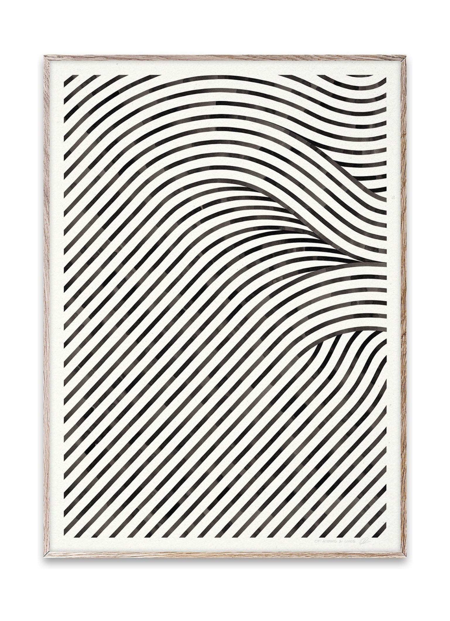 Paper Collective Quantenfelder 02 Poster, 50 x70 cm