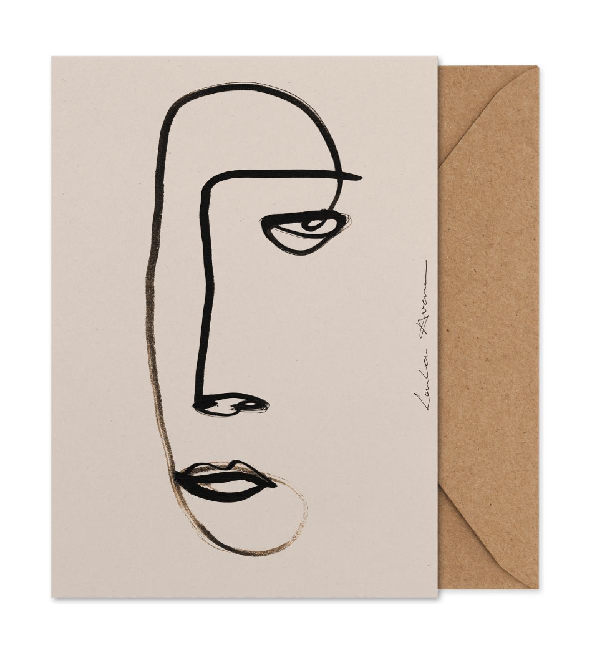 Paper Collective Serieuze dromer kunstkaart