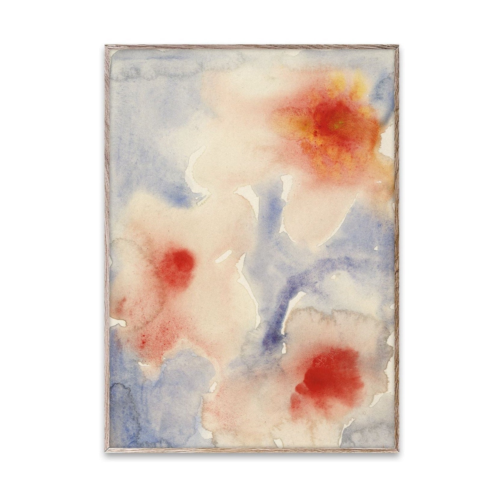 Paper Collective Affiche Trois Fleurs, 30x40 cm