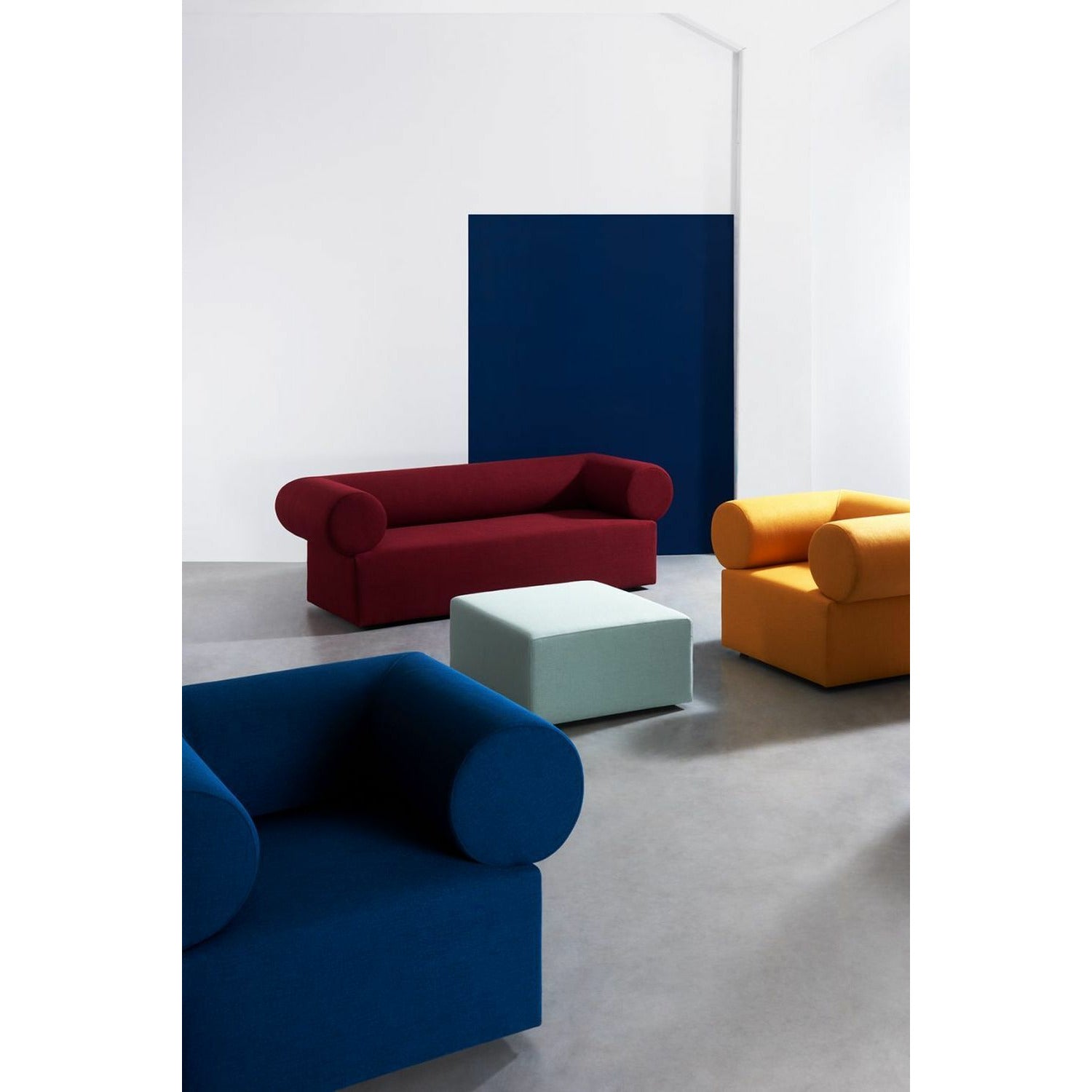 Puik Chester Couch 2 -zitter, donkerblauw