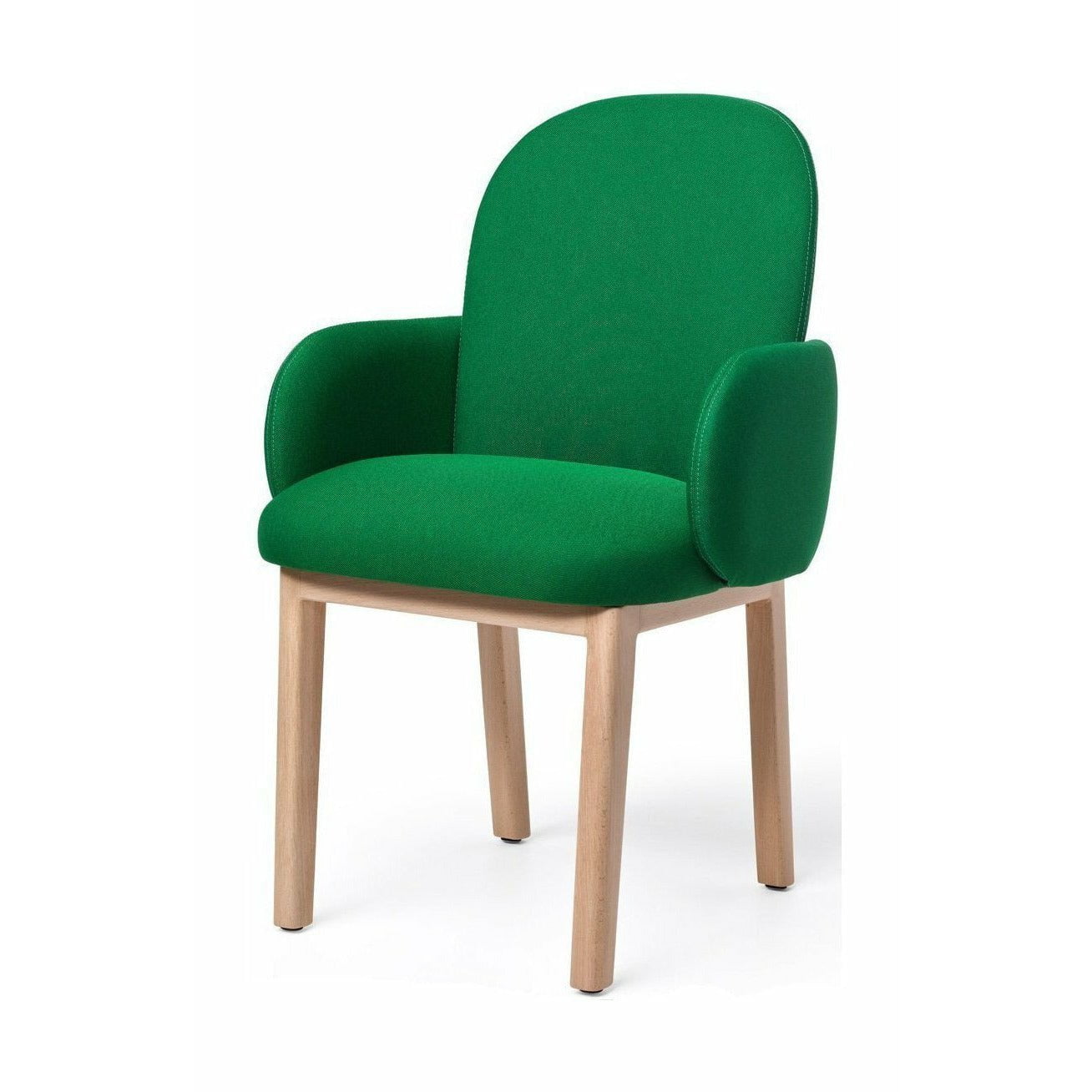puik dost餐椅木材，深绿色