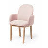 puik dost餐椅木头，粉红色