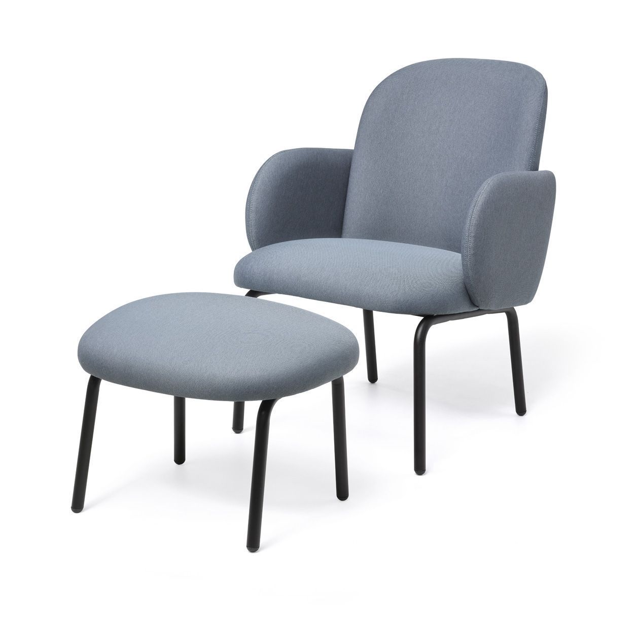 Puik Dost Lounge Chair Stahl, Dunkelgrau