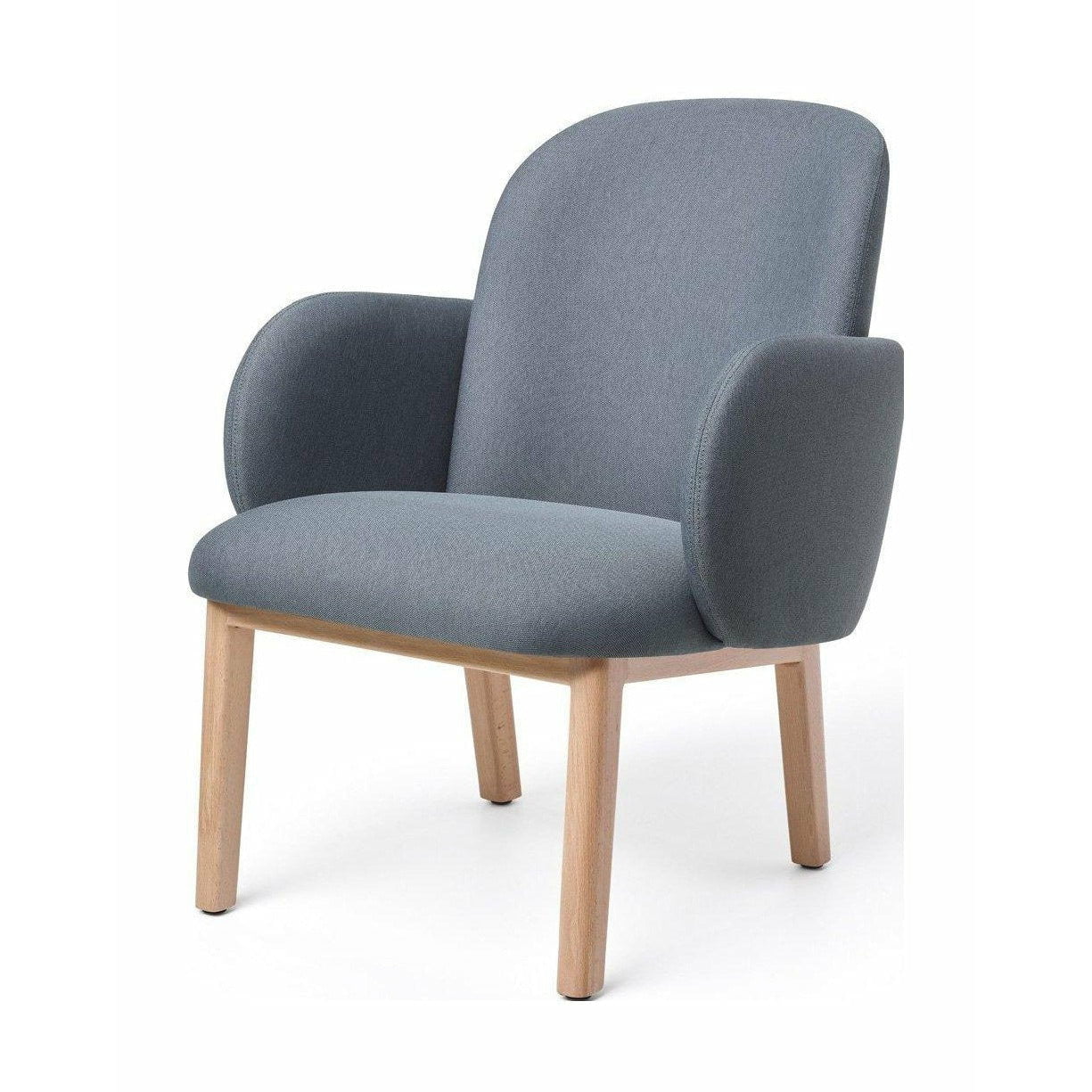 Puik Dost Lounge Chair Wood, gris foncé