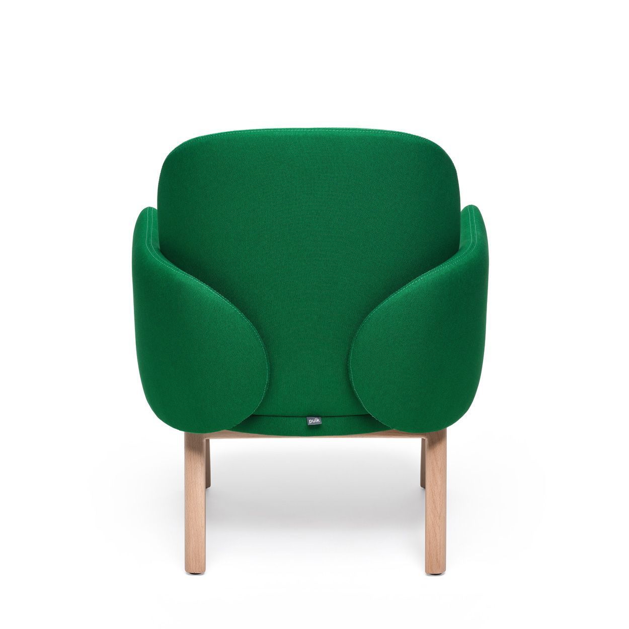 Puik Dost Lounge Chair Wood, vert foncé