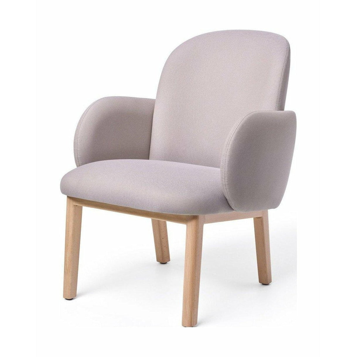 Puik Dost Lounge Chair Wood, Lilac Gray