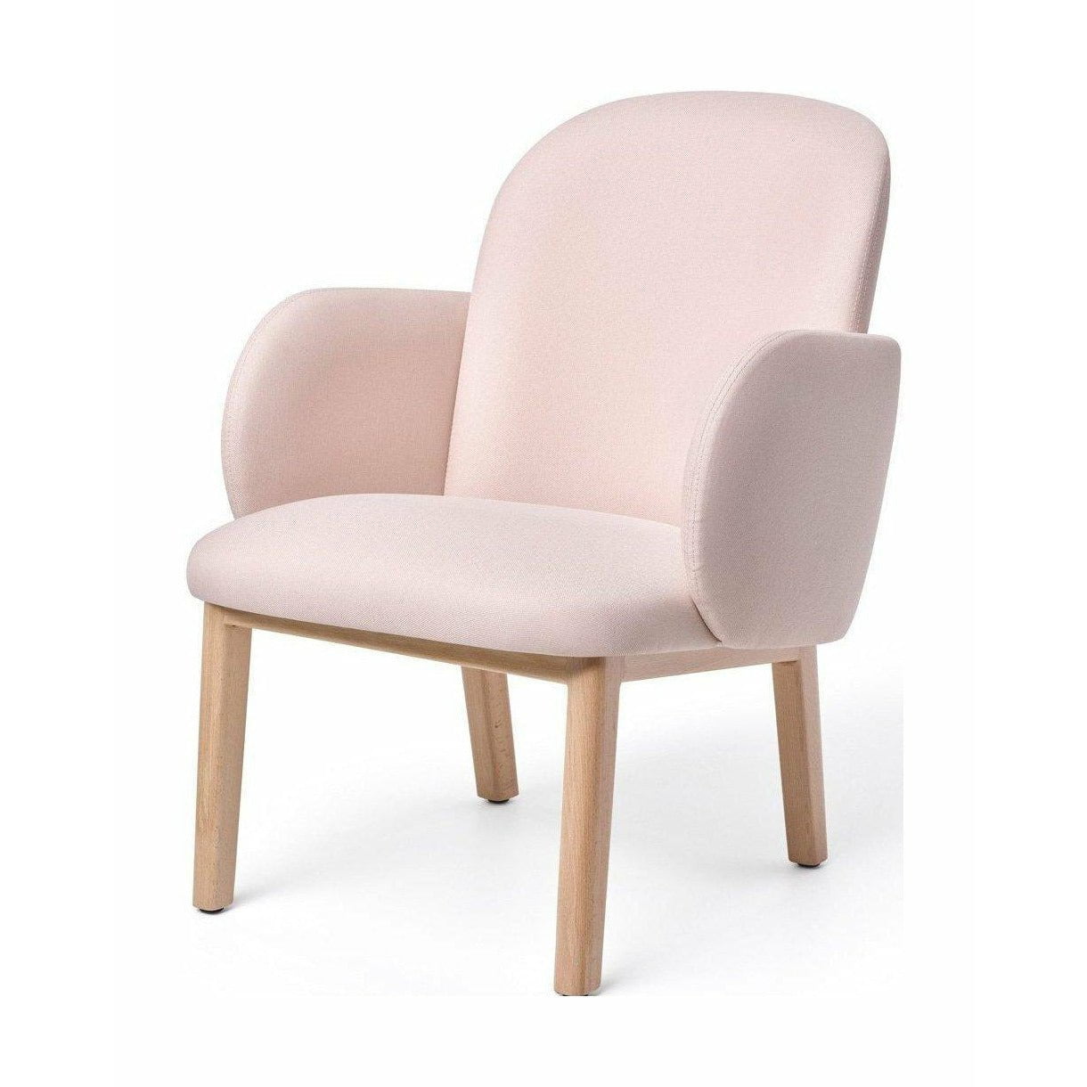 Puik Dost Lounge Chair Bois, Rose