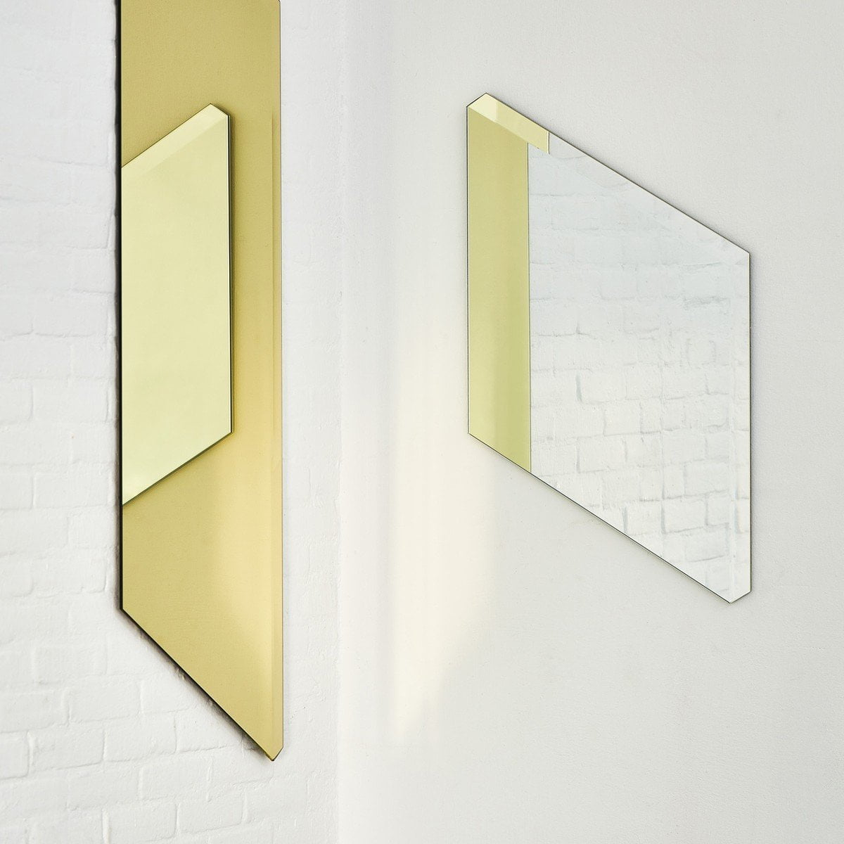 Puik Facet Glass Mirror 82,5x50cm, zilver