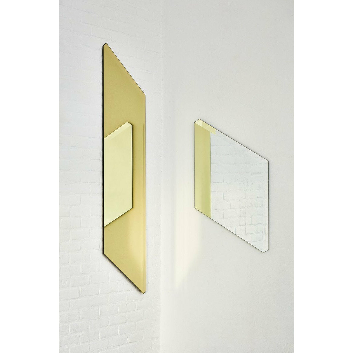 Puik Facet Glass Mirror 82,5x50 cm, sølv