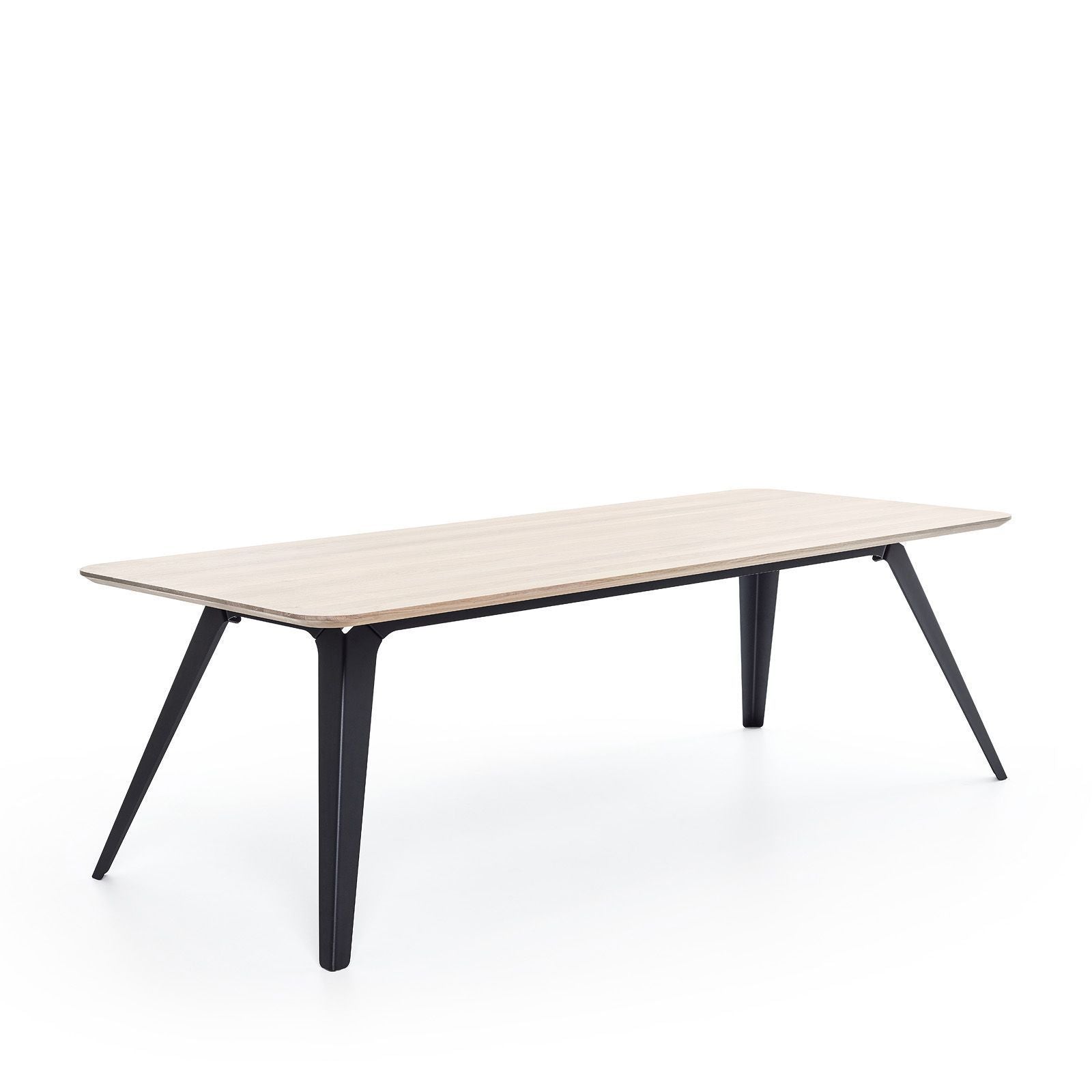 Puik Vik matbord 240x100cm, svart / naturel