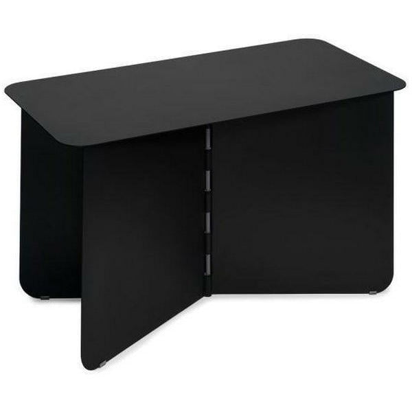 PUIK铰链侧桌70x35厘米，黑色