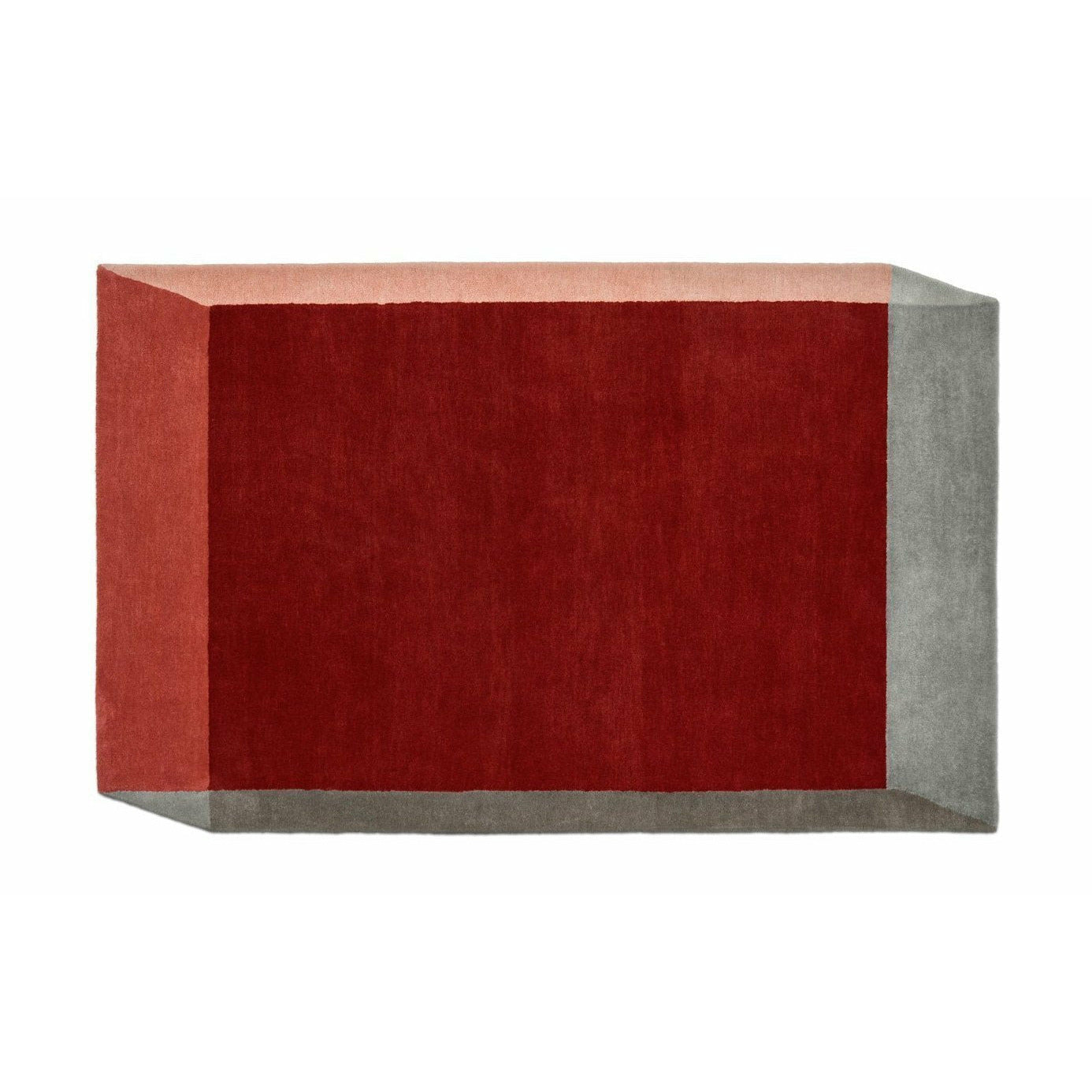 Puik ISO tapijt rechthoek, rood