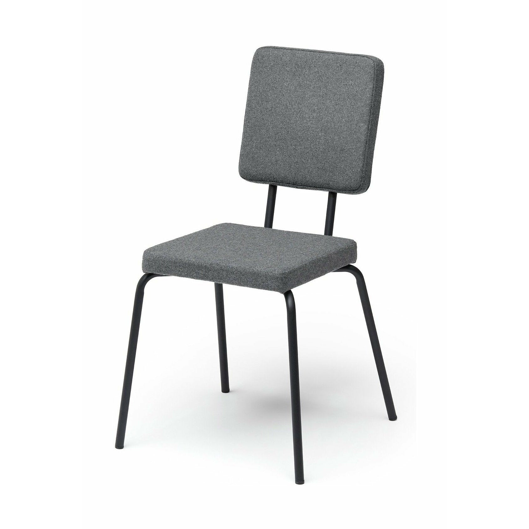 Asiento de silla de opción Puik y cuadrado de respaldo, gris claro