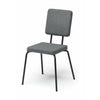 PUIK选项椅子座椅和靠背正方形，浅灰色